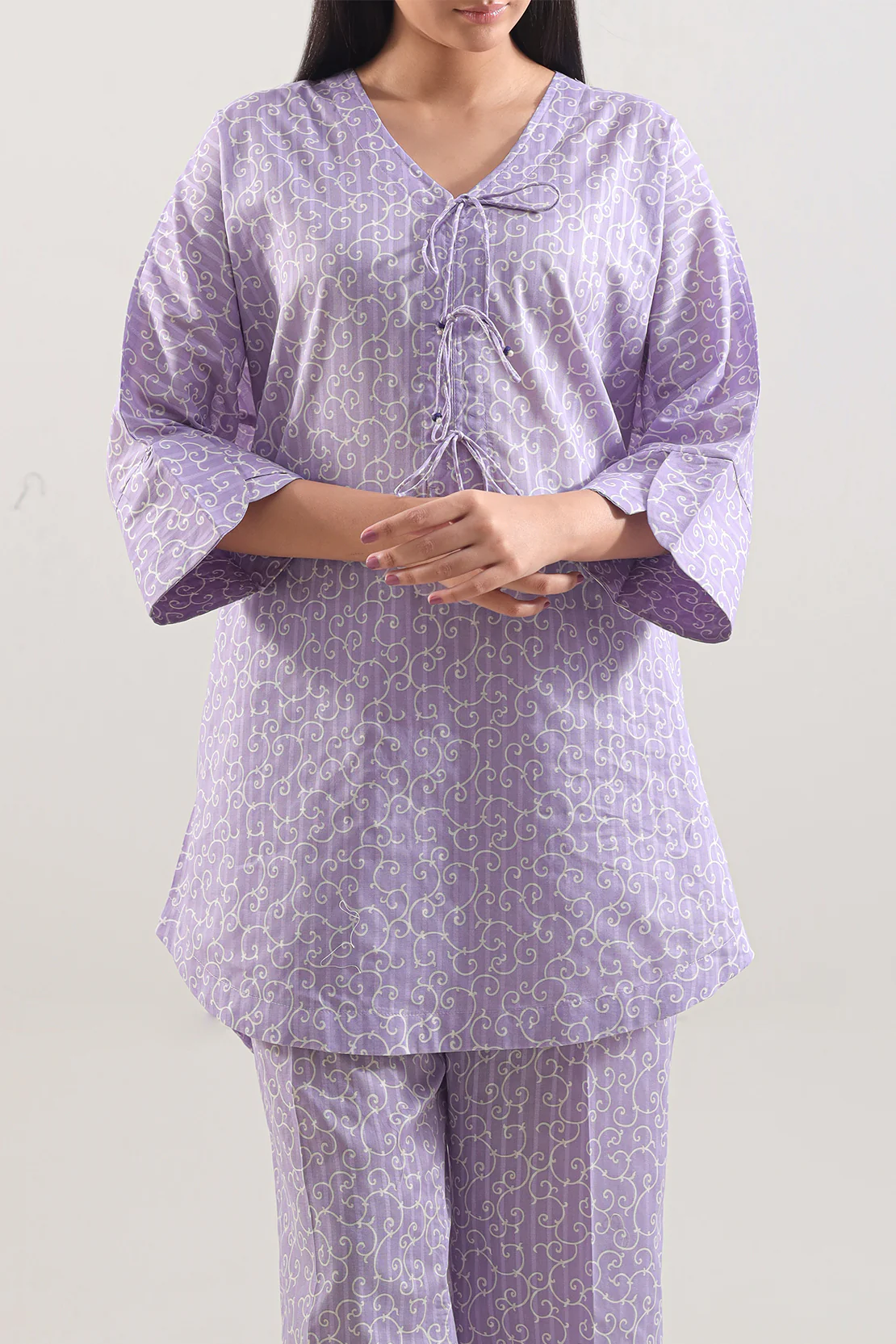 Printed Lawn Stitched 2 Piece (Shirt/Trouser) - Image 3
