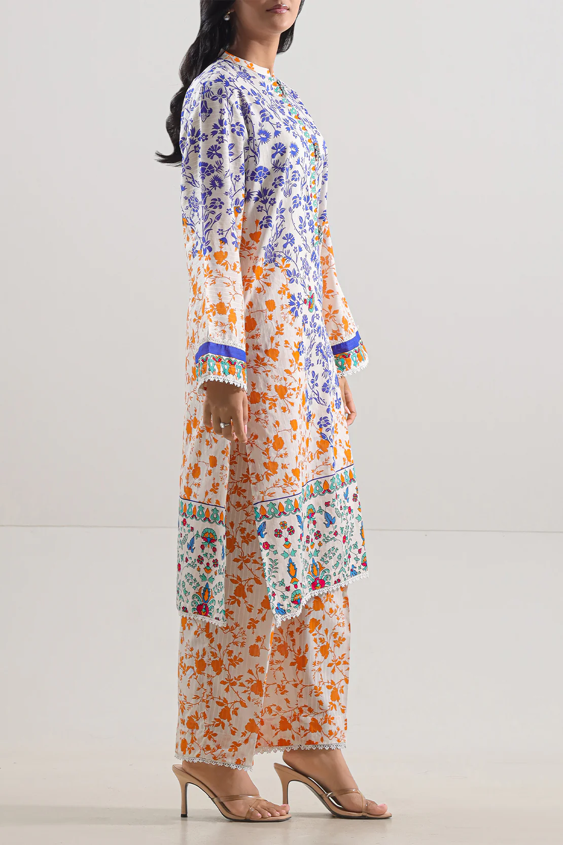 Printed Lawn Stitched 2 Piece (Shirt/Trouser) - Image 2