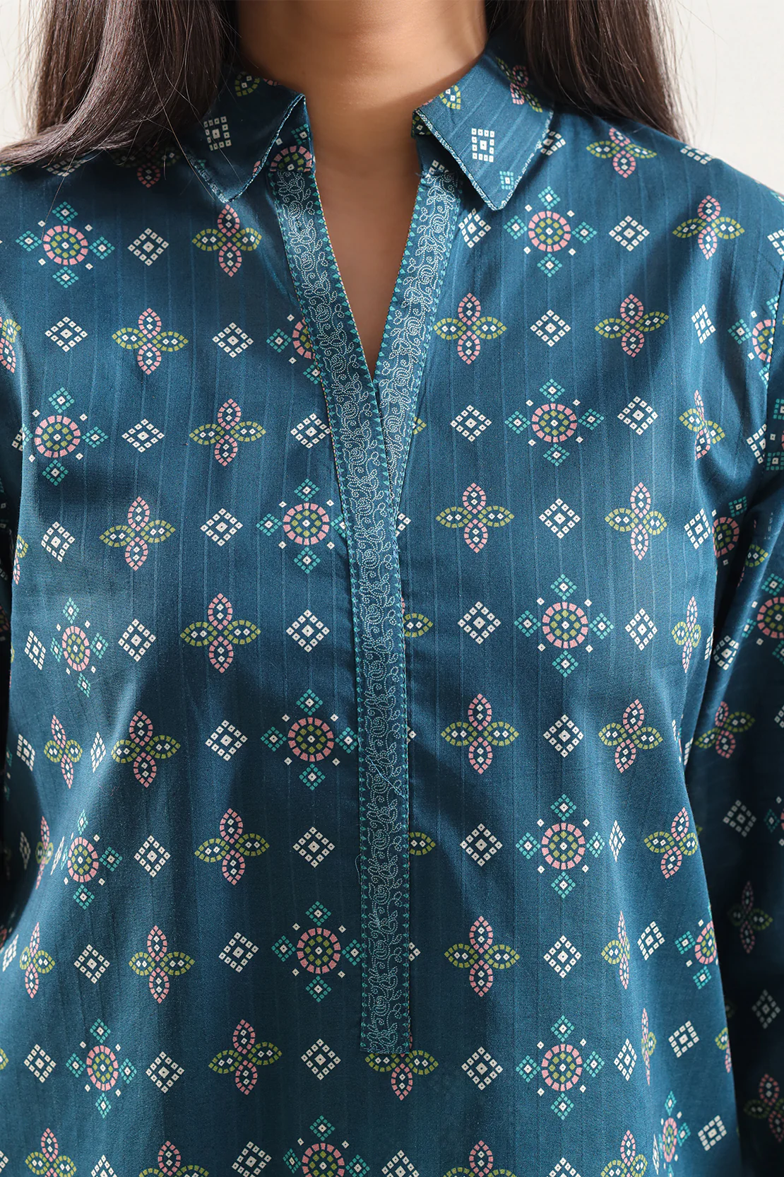 Printed Lawn Stitched 2 Piece (Shirt/Trouser) - Image 5