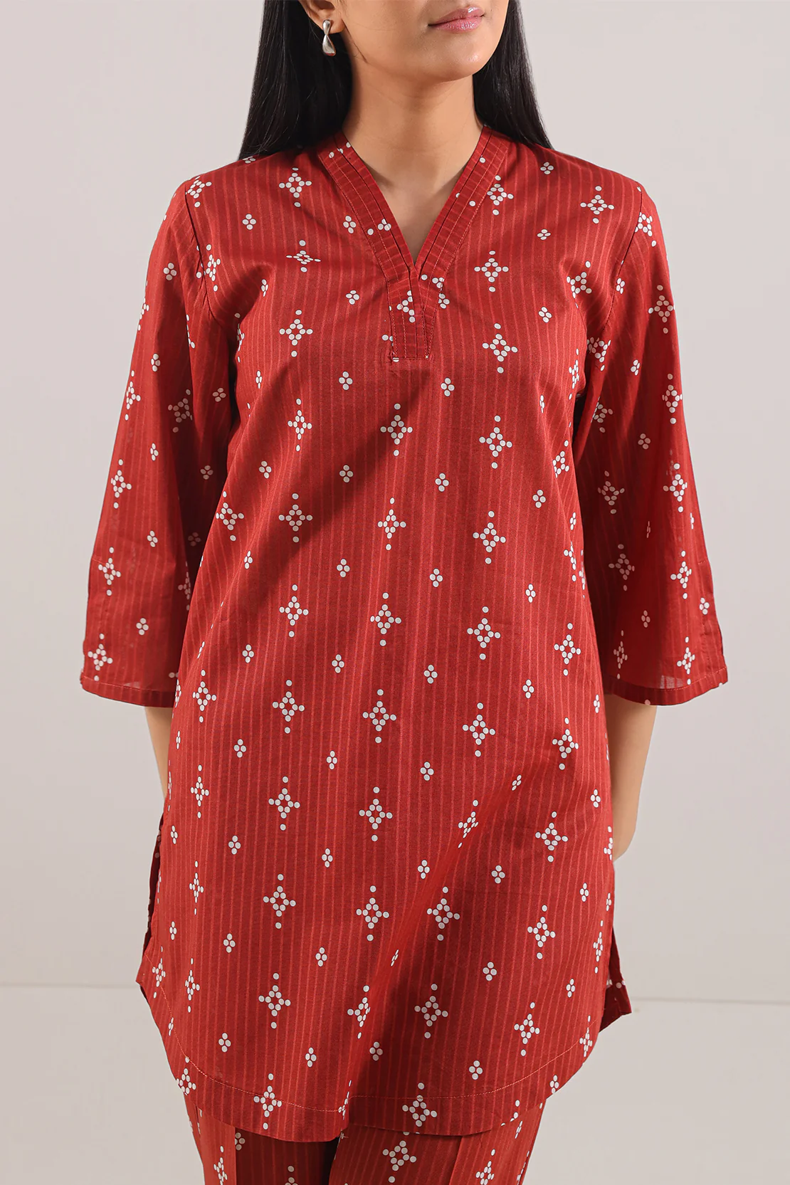 Printed Lawn Stitched 2 Piece (Shirt/Trouser) - Image 4