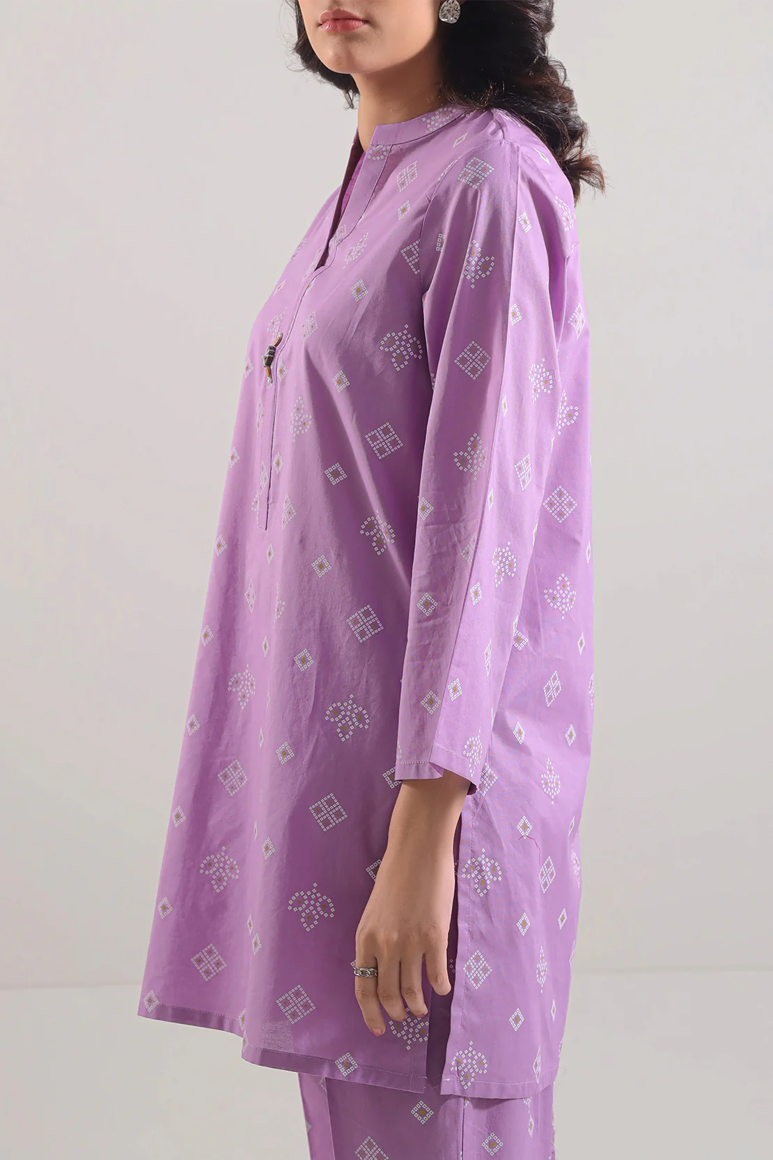 Printed Lawn Stitched 2 Piece (Shirt/Trouser) - Image 3