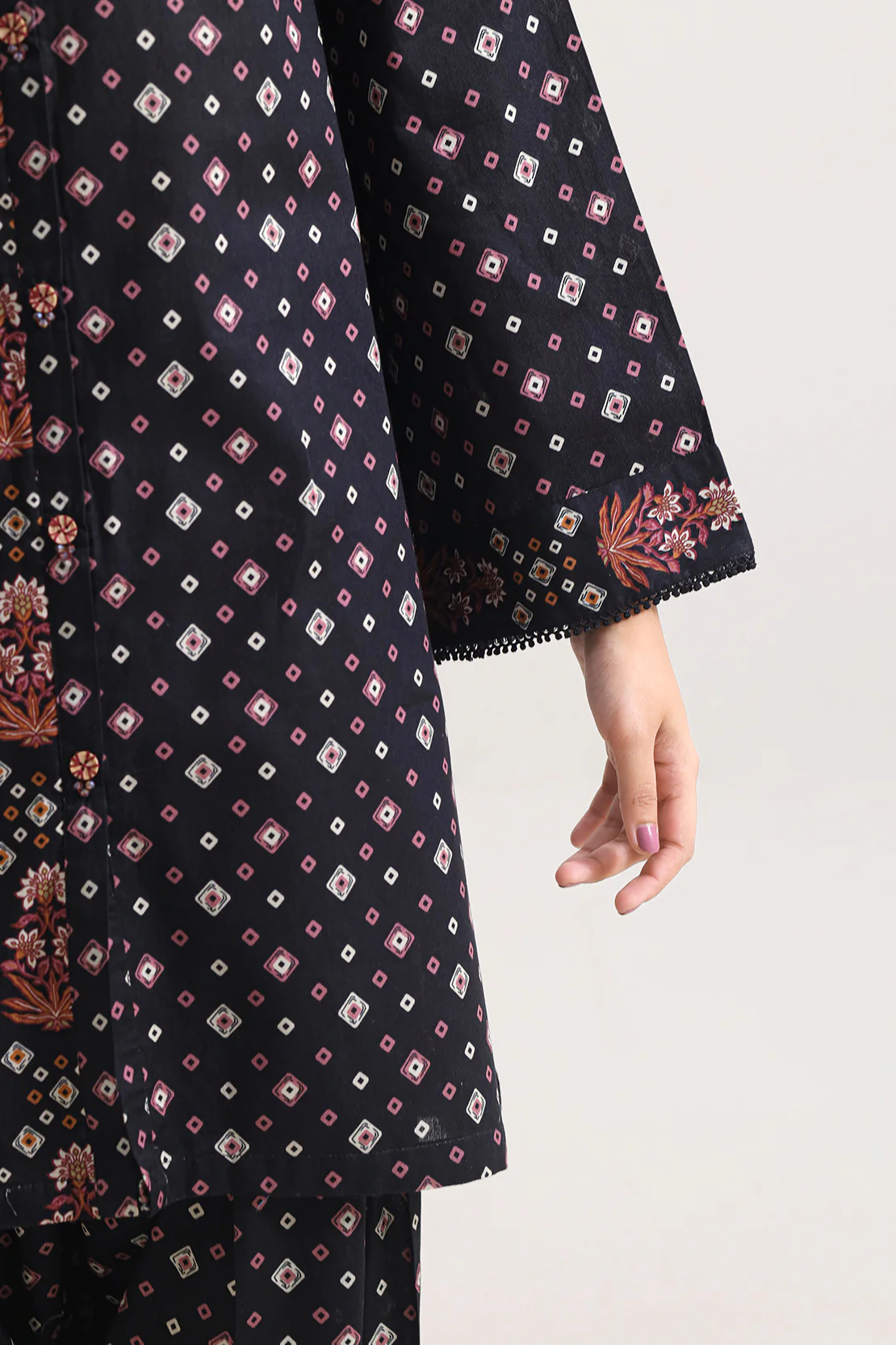 Printed Lawn Stitched 2 Piece (Shirt/Trouser) - Image 5