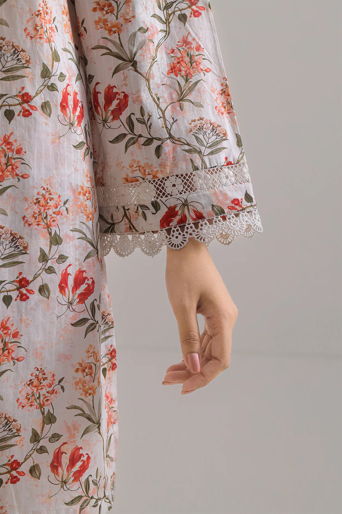 Printed Lawn Stitched 2 Piece (Shirt/Trouser) - Image 5