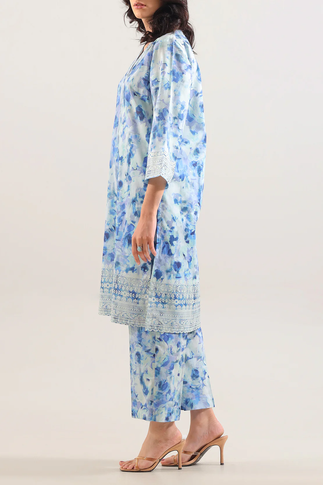 Printed Lawn Stitched 2 Piece (Shirt/Trouser) - Image 3