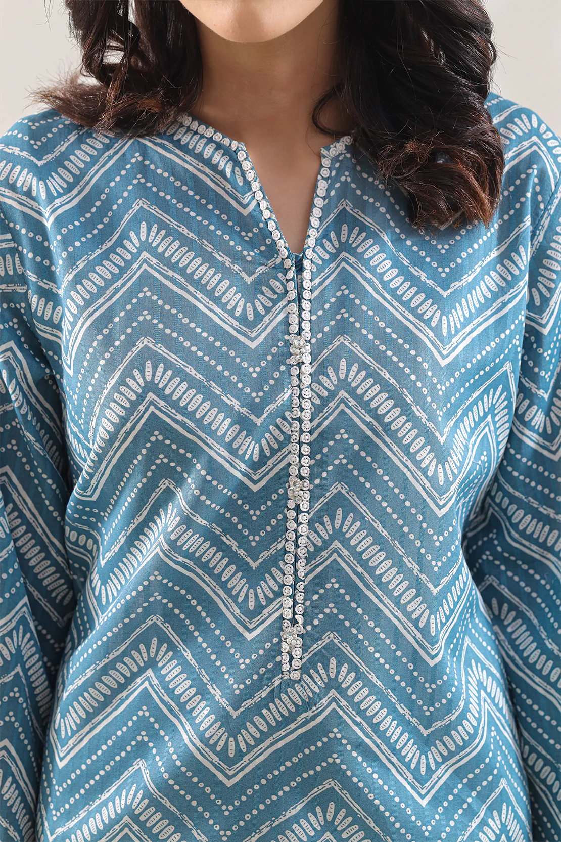 Printed Lawn Stitched 2 Piece (Shirt/Trouser) - Image 3