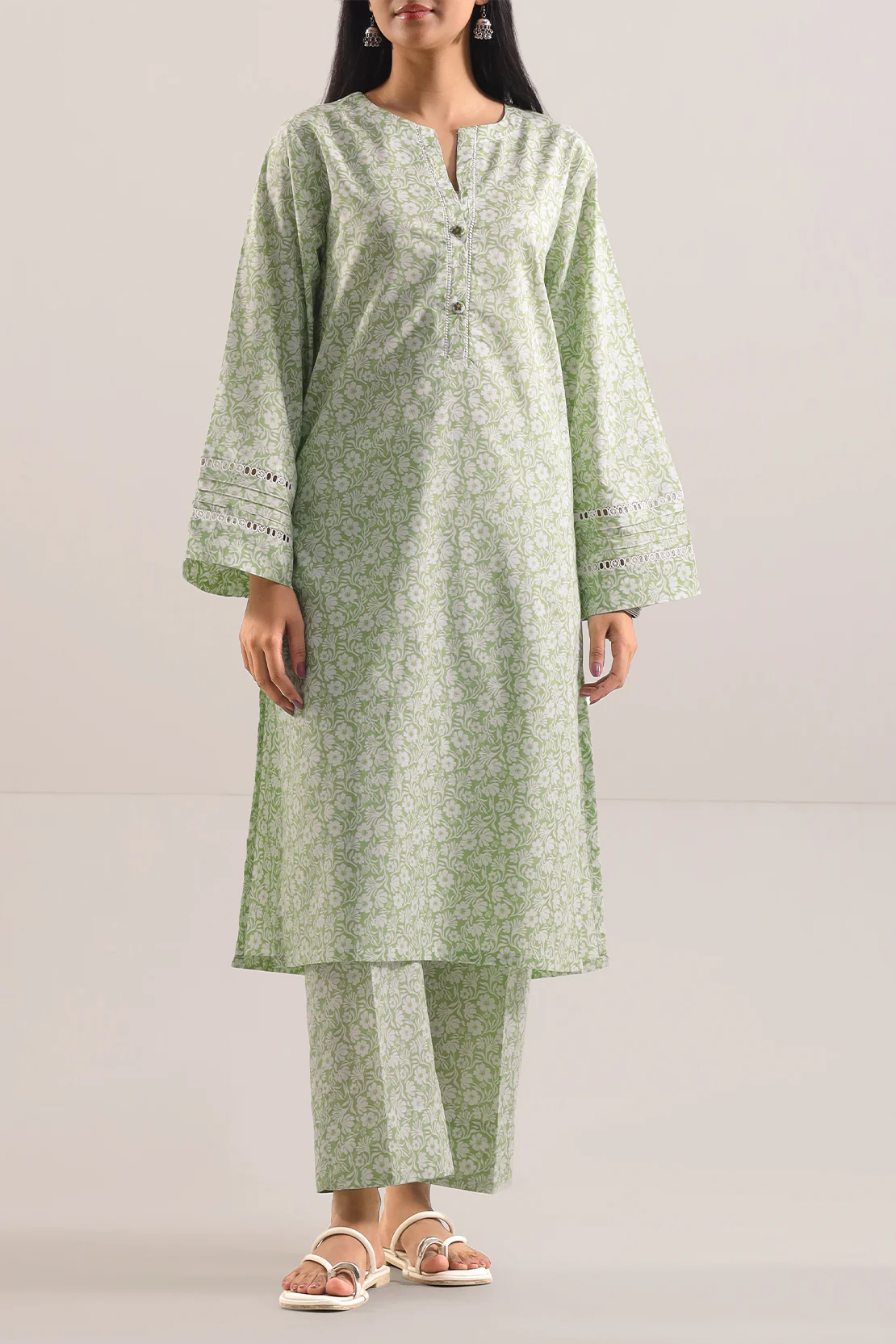 Printed Lawn Stitched 2 Piece (Shirt/Trouser)