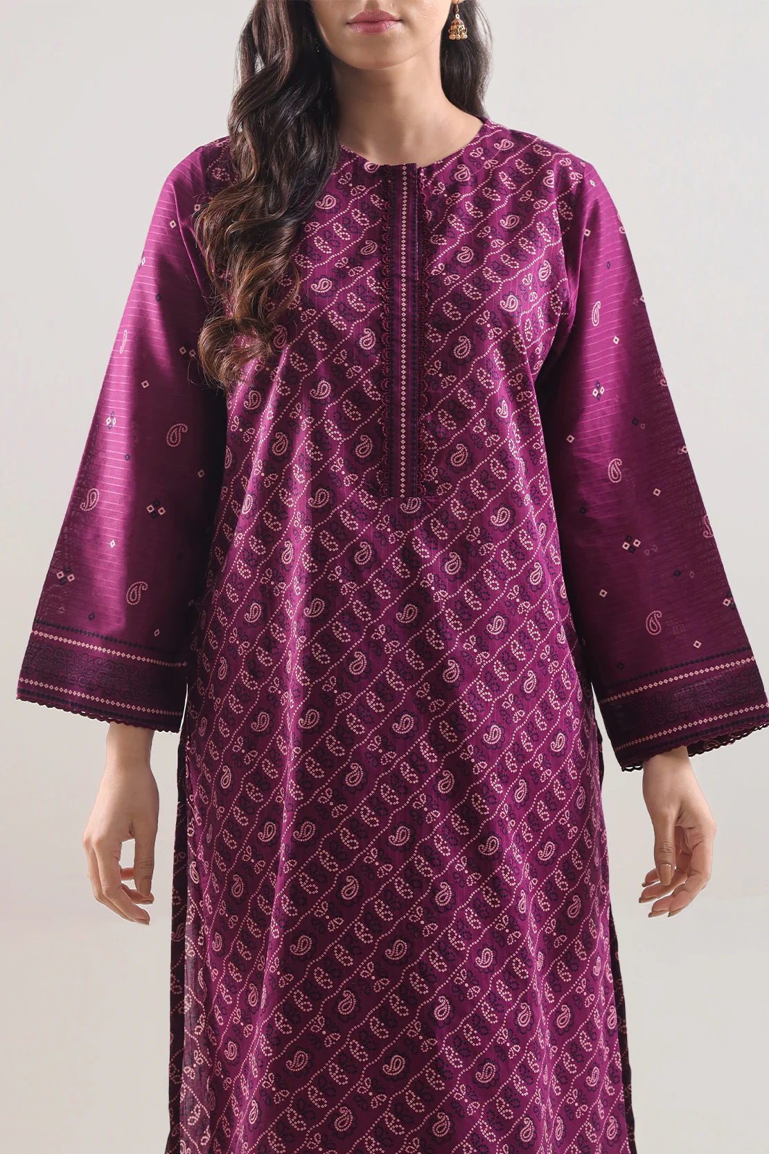 Printed Lawn Stitched 2 Piece (Shirt/Trouser) - Image 3