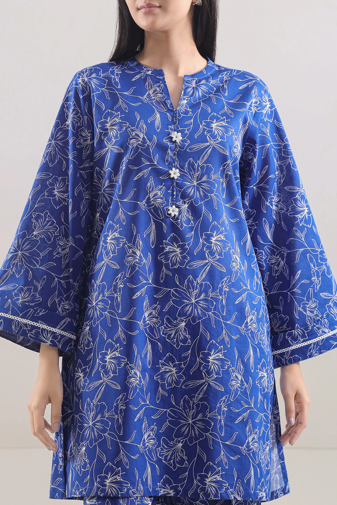 Printed Lawn Stitched 2 Piece (Shirt/Trouser) - Image 3