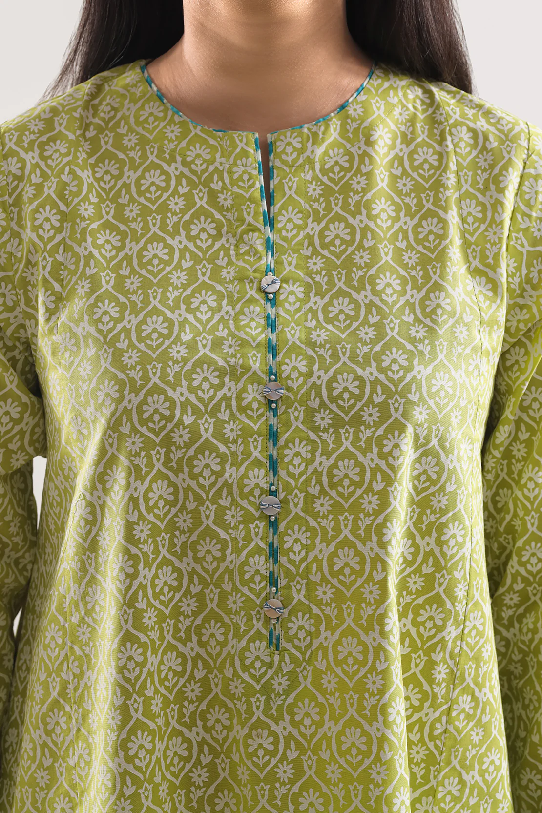 Printed Lawn Stitched 2 Piece (Shirt/Trouser) - Image 3