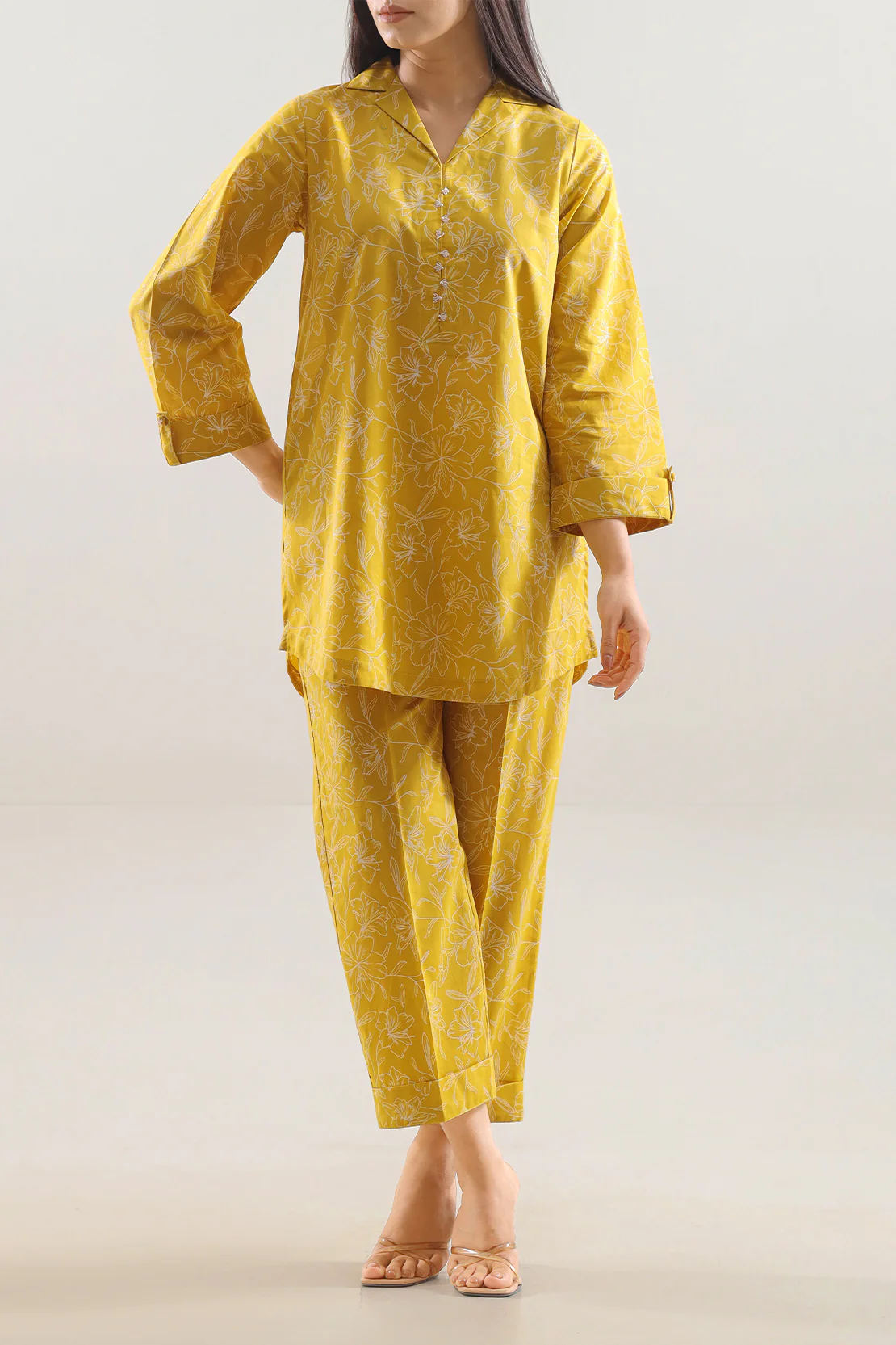 Printed Lawn Stitched 2 Piece (Shirt/Trouser)
