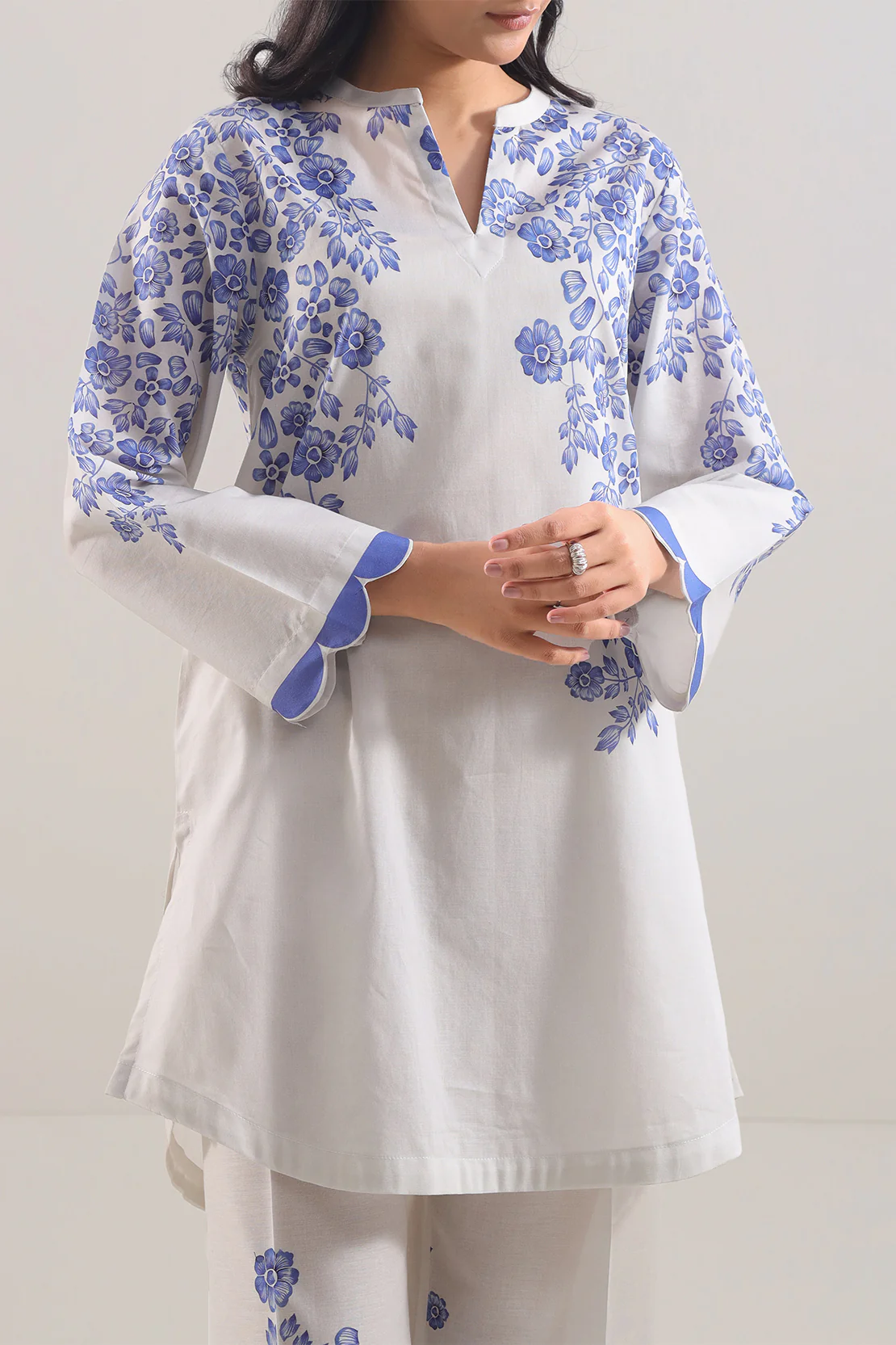 Printed Lawn Stitched 2 Piece (Shirt/Trouser) - Image 2