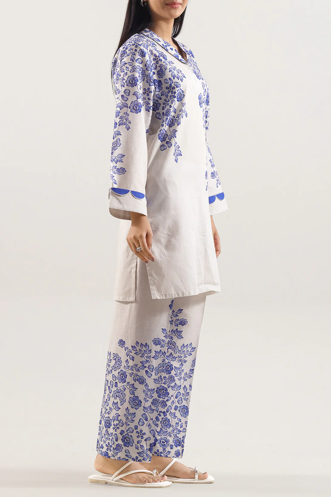 Printed Lawn Stitched 2 Piece (Shirt/Trouser) - Image 2