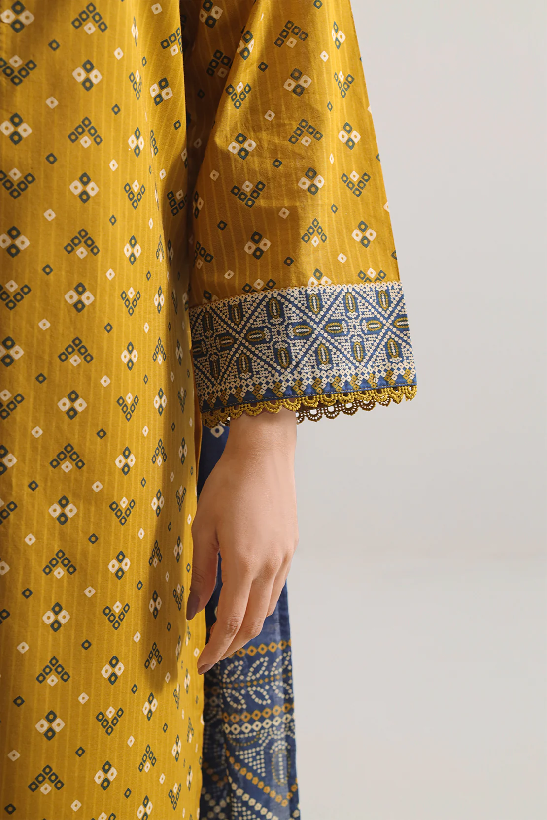 Printed Lawn Stitched 2 Piece (Shirt/Trouser) - Image 5