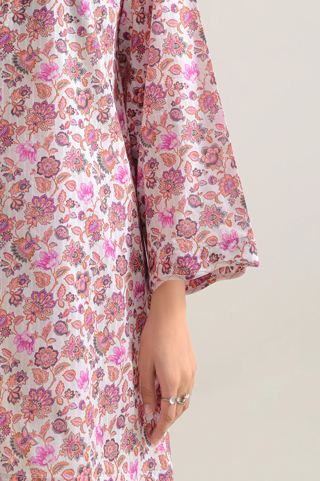 Printed Lawn Stitched 2 Piece (Shirt/Trouser) - Image 4