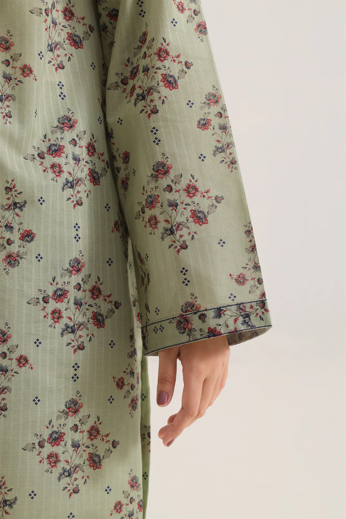 Printed Lawn Stitched 2 Piece (Shirt/Trouser) - Image 4