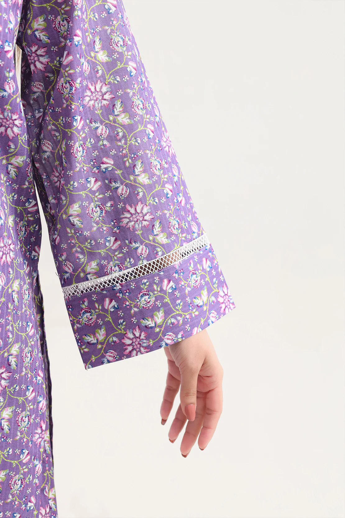 Printed Lawn Stitched 2 Piece (Shirt/Trouser) - Image 4