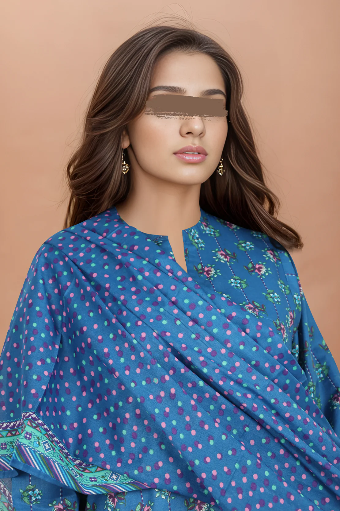 Printed Lawn Stitched 3 Piece - Image 4