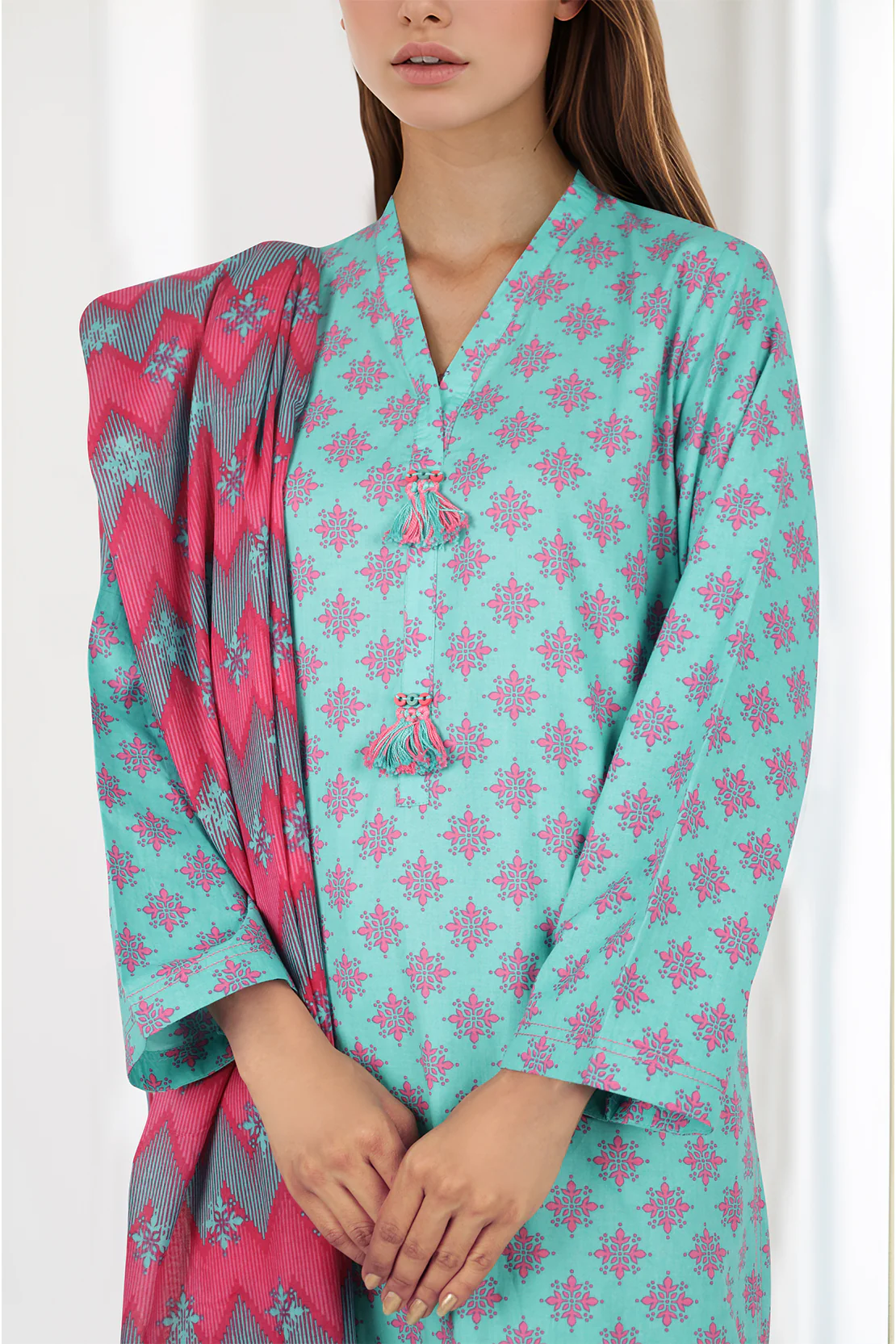 Printed Lawn Stitched 3 Piece