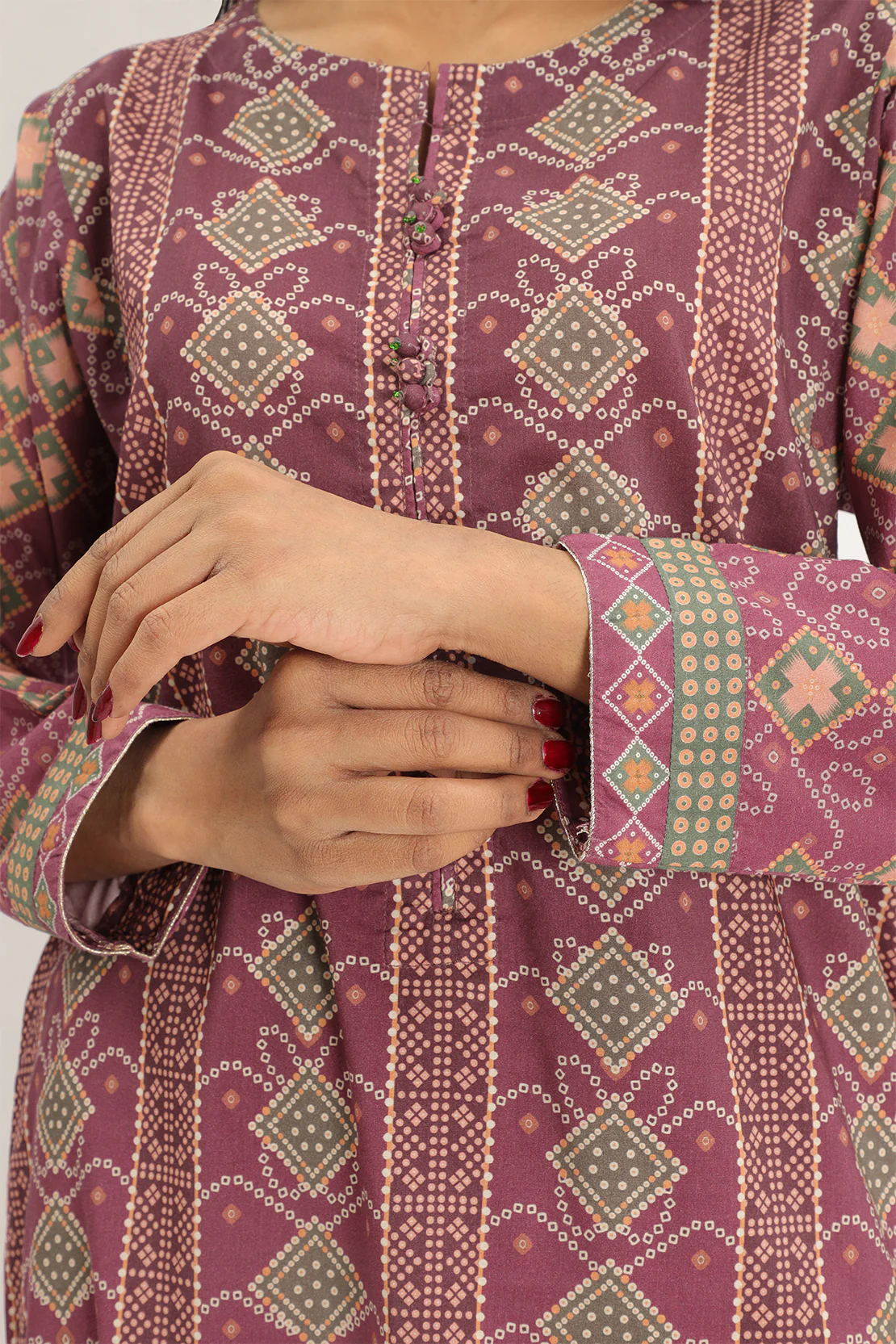 Printed Lawn Stitched 3 Piece - Image 4