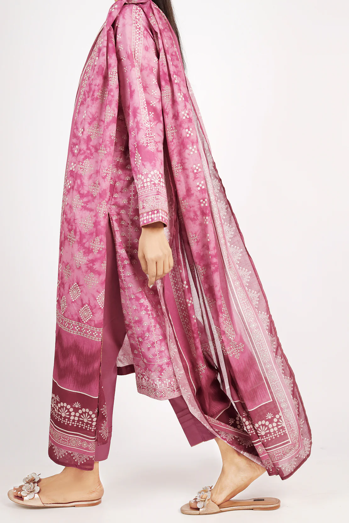 Printed Lawn Stitched 3 Piece - Image 3