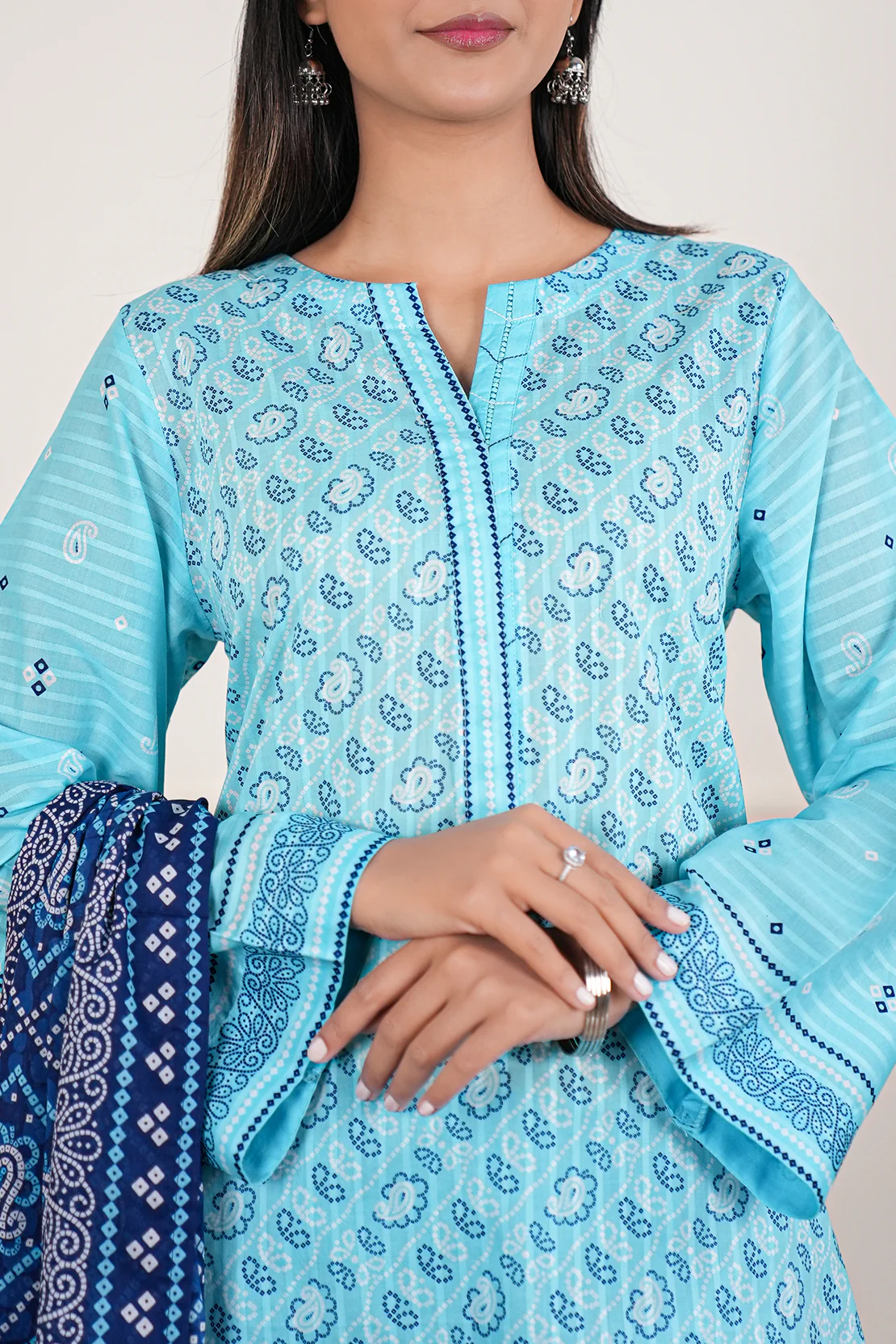 Printed Lawn Stitched 3 Piece - Image 7