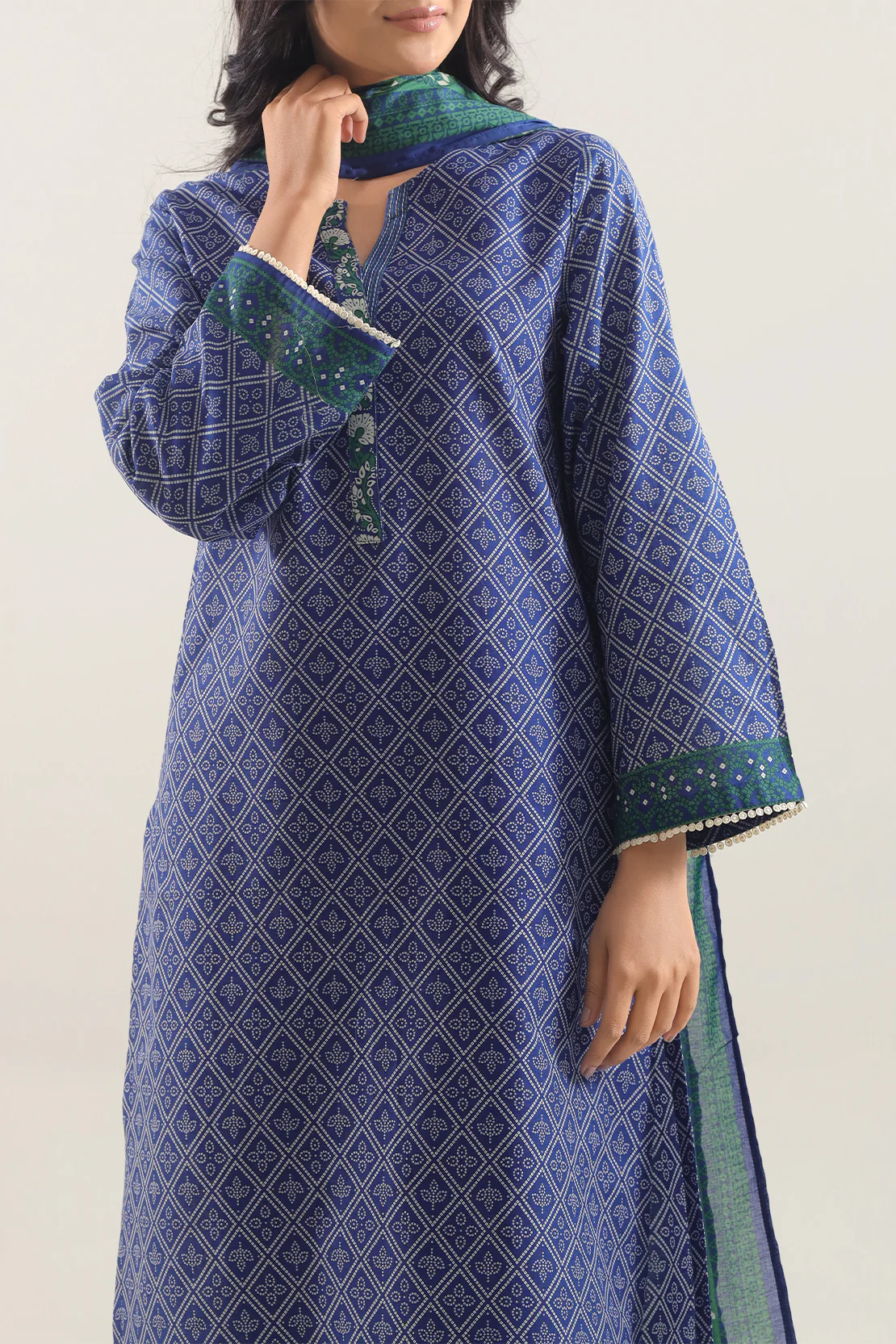 Printed Lawn Stitched 3 Piece - Image 2