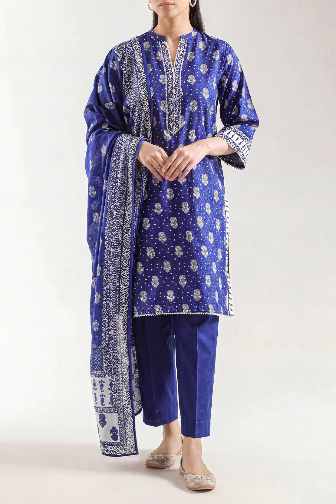 Printed Lawn Stitched 3 Piece