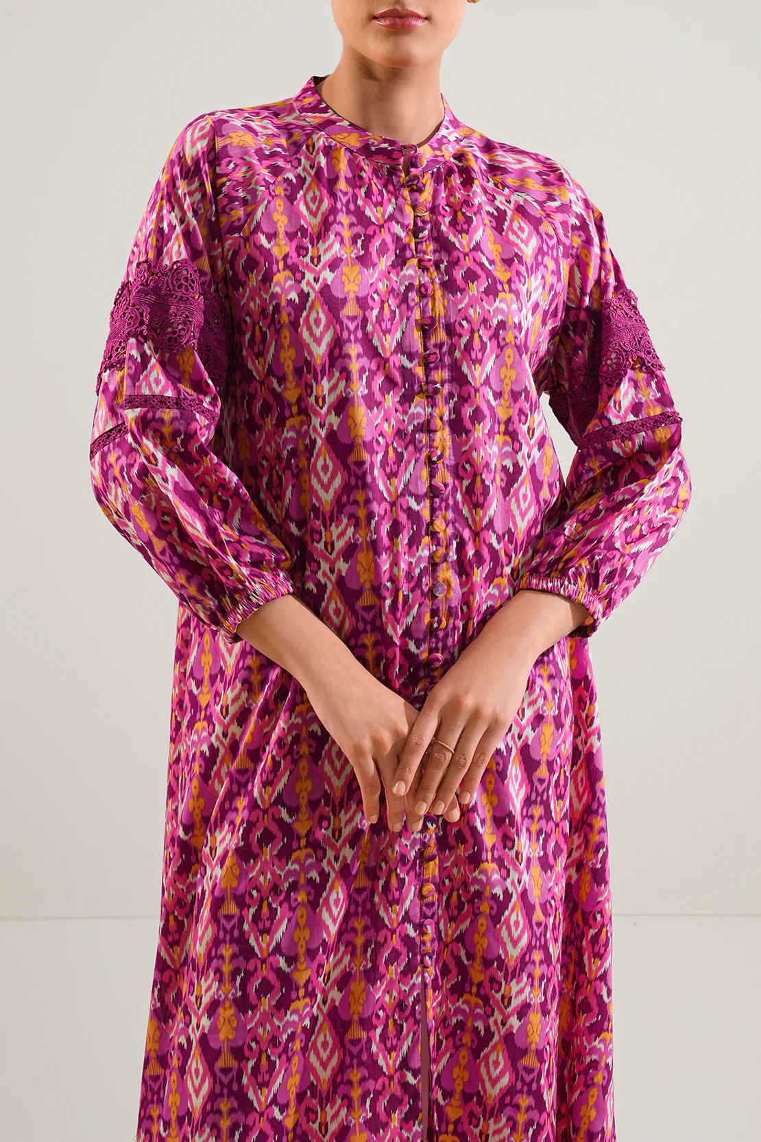 Printed Lawn Stitched Dress - Image 2