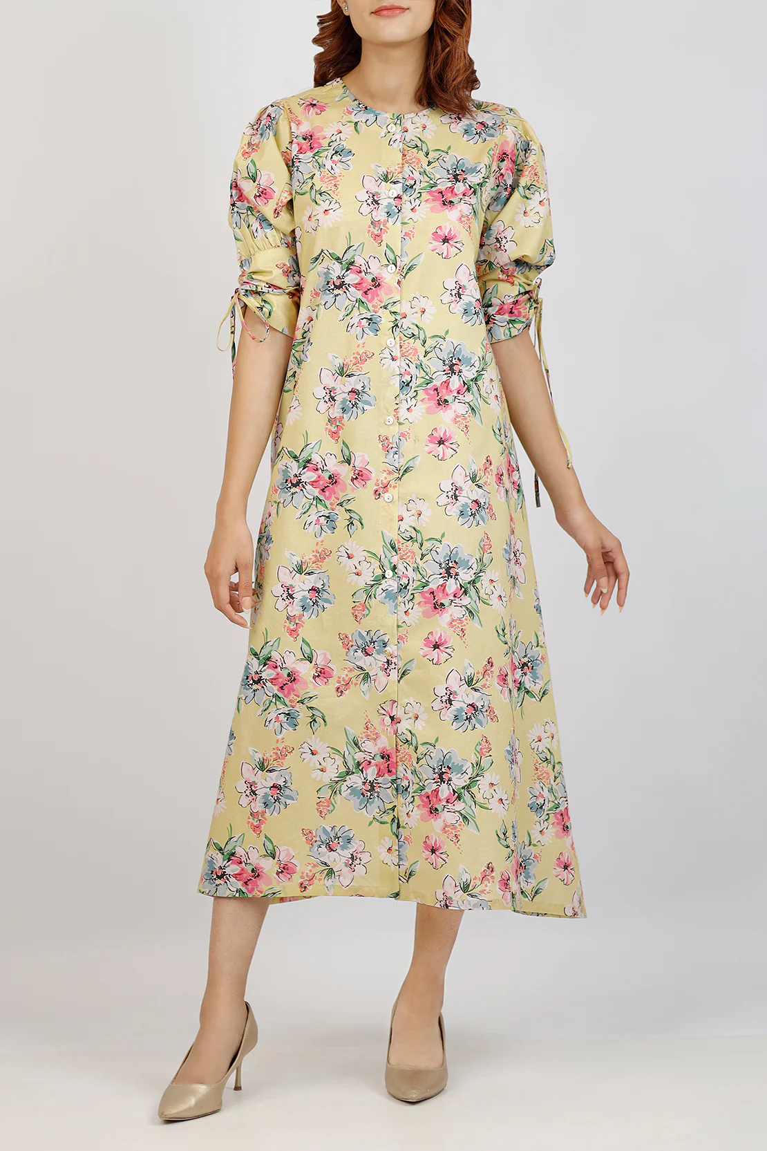 Printed Lawn Stitched Shirt - Image 4