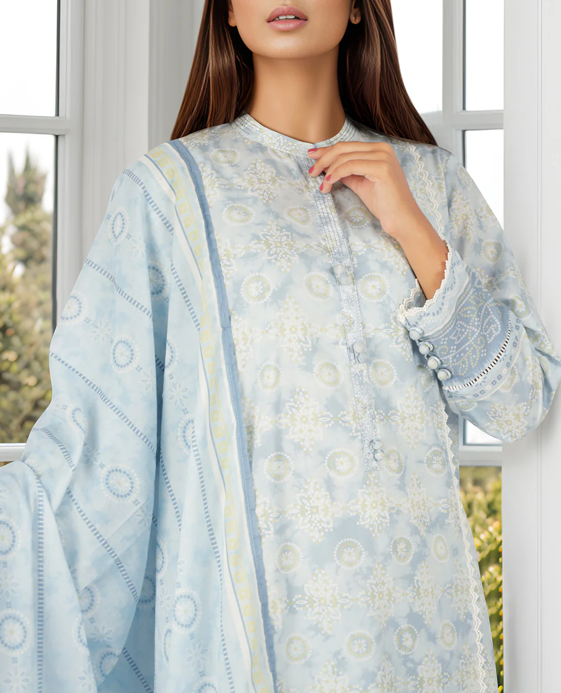 Printed Lawn Stitched Shirt