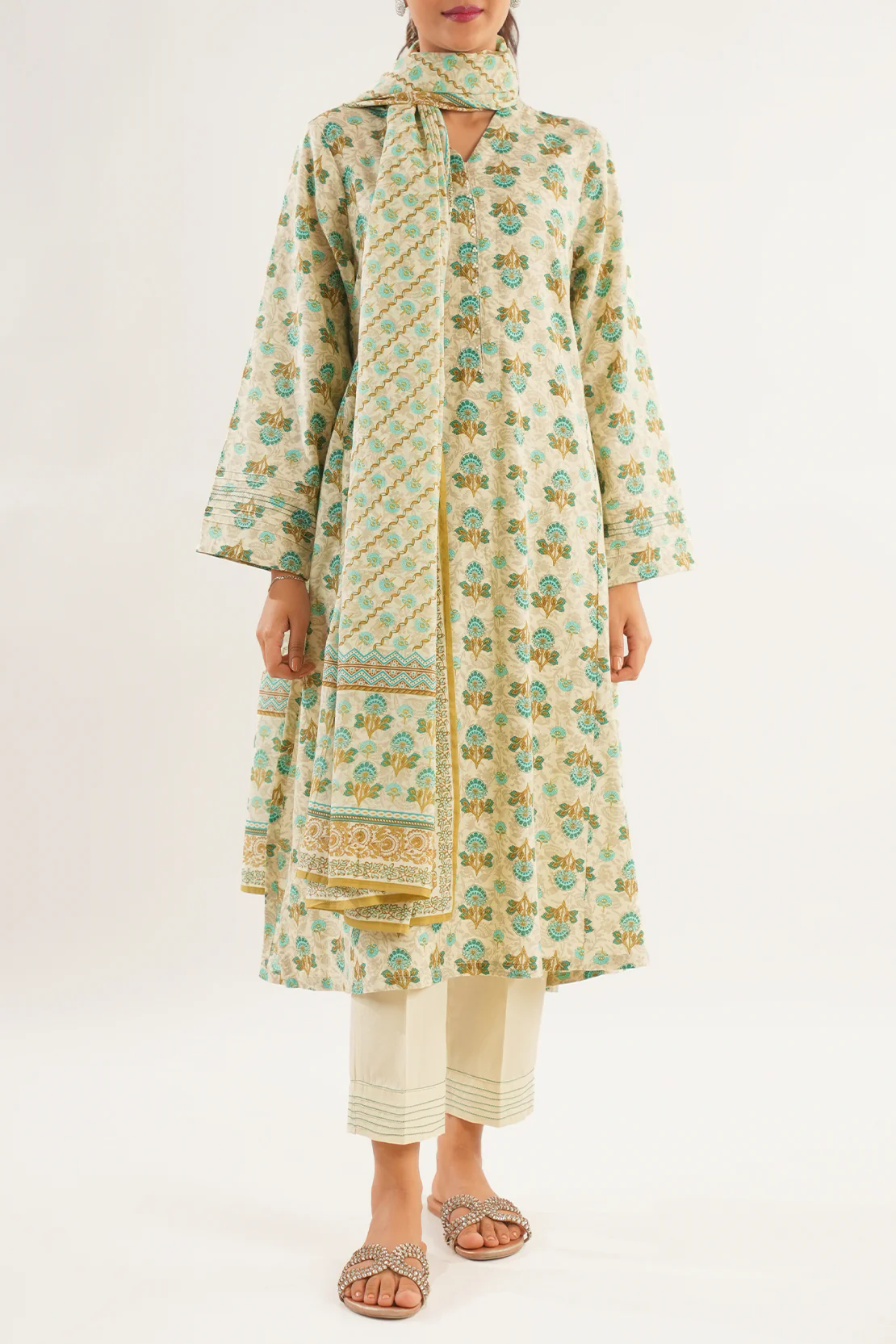 Printed Lawn Stitched Shirt