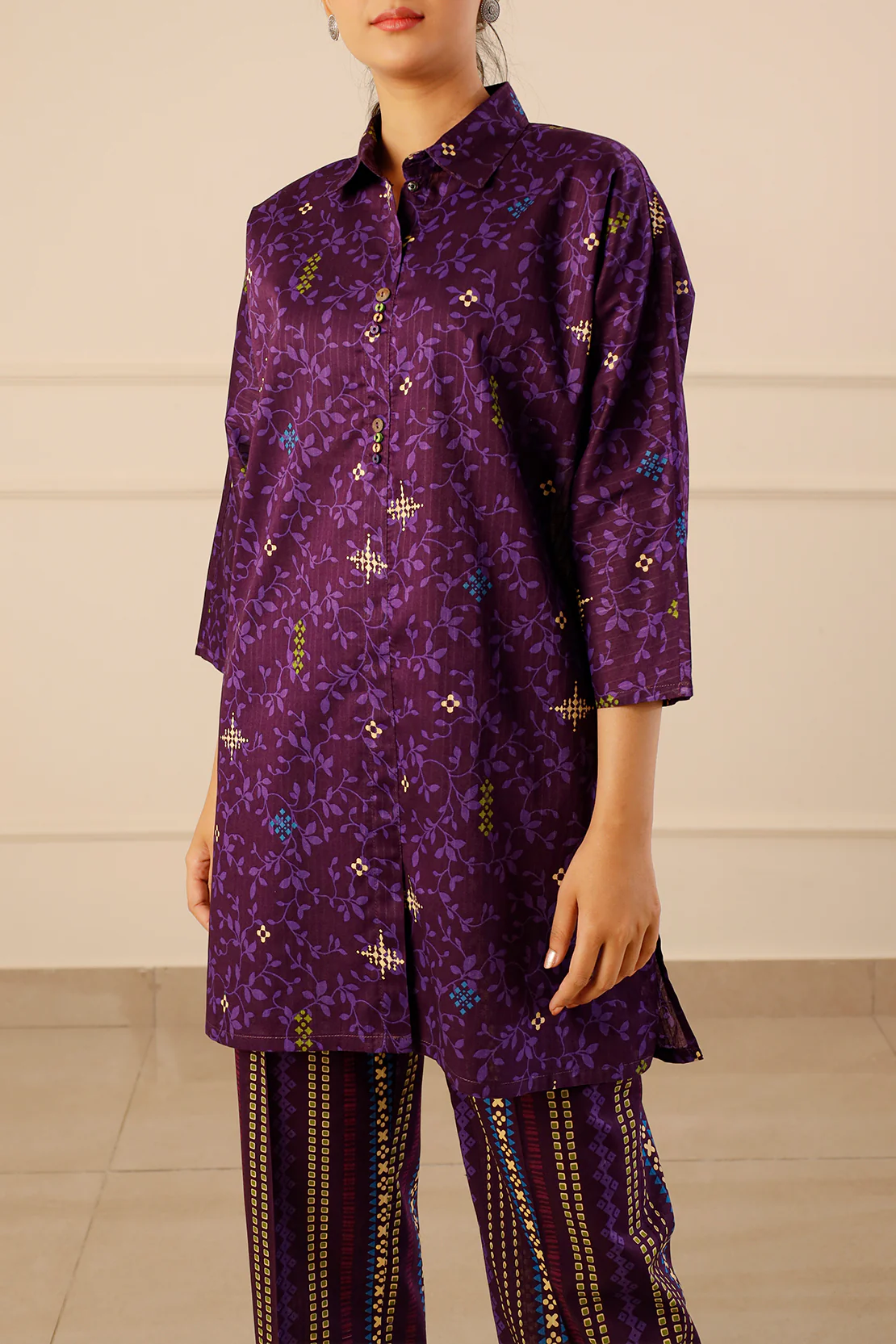Printed Lawn Stitched Shirt - Image 3