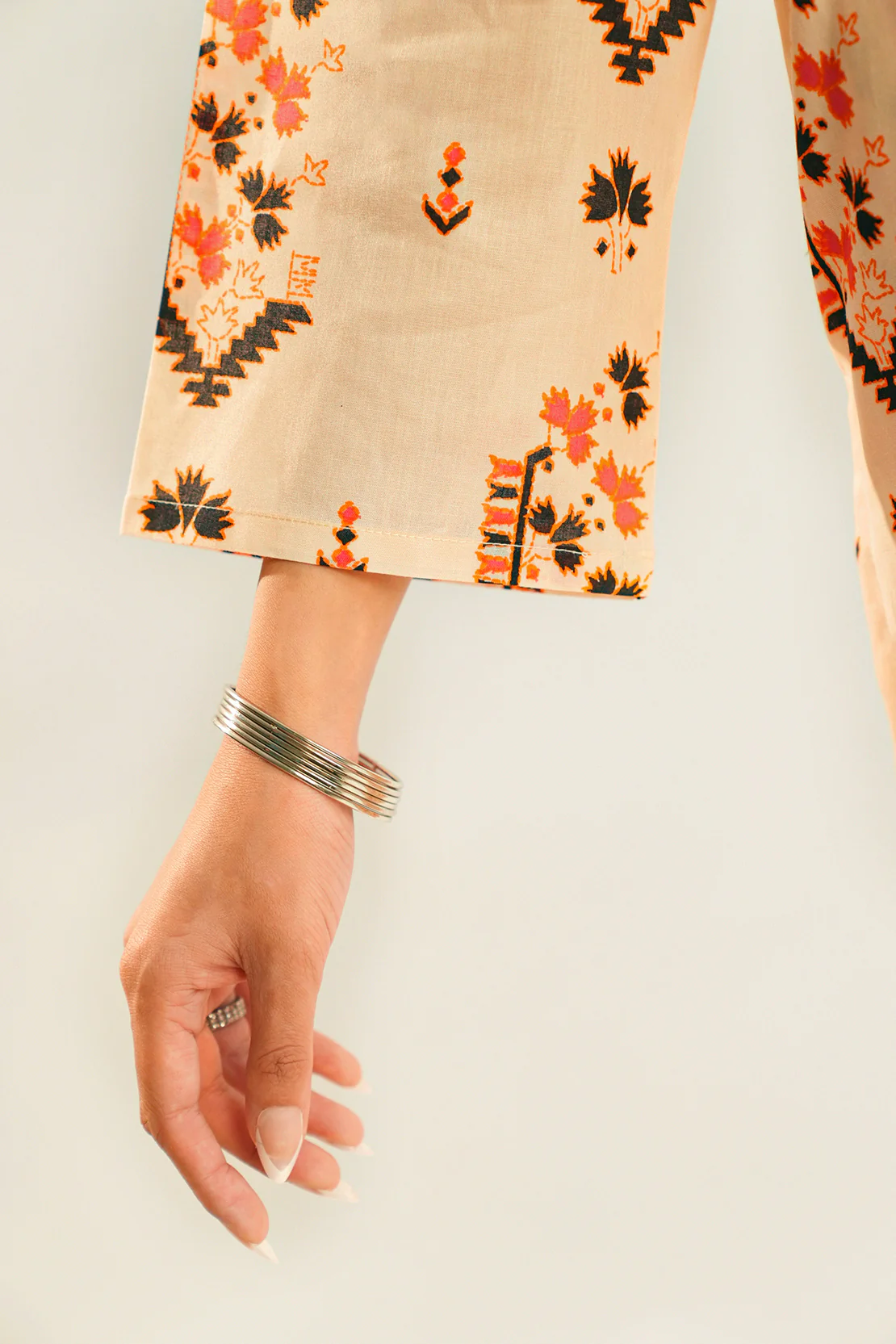 Printed Lawn Stitched Shirt - Image 5