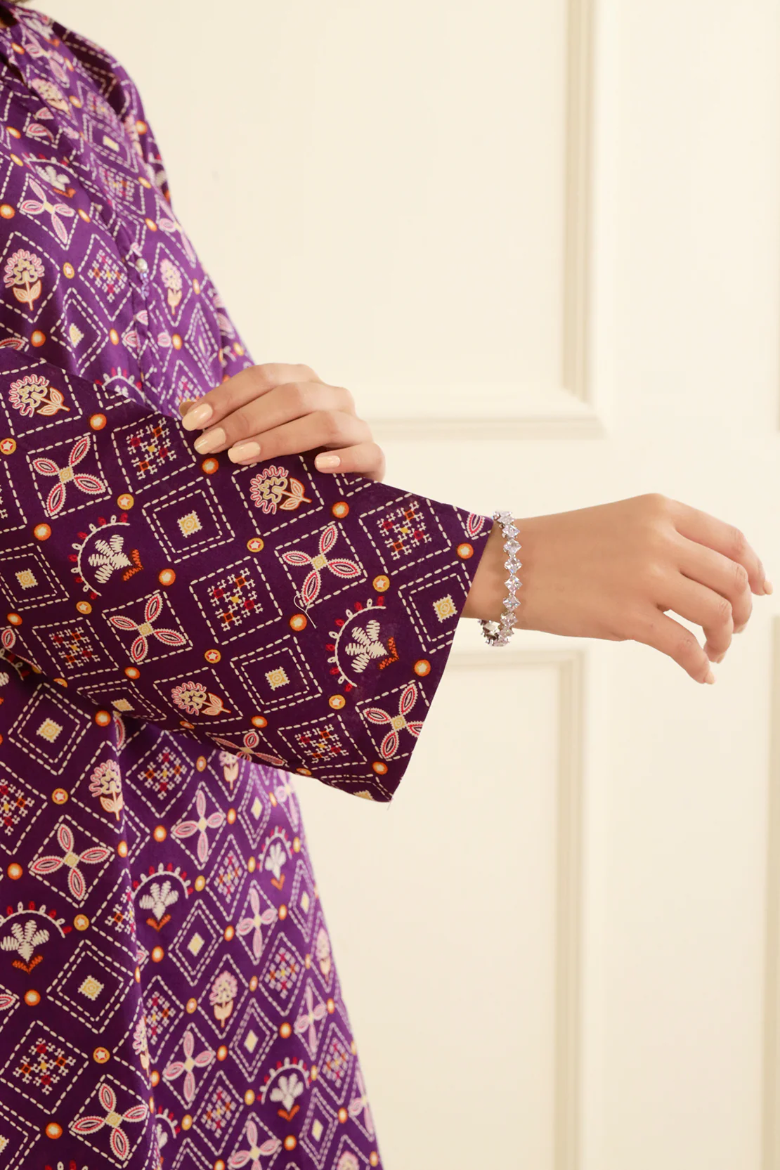 Printed Lawn Stitched Shirt - Image 8