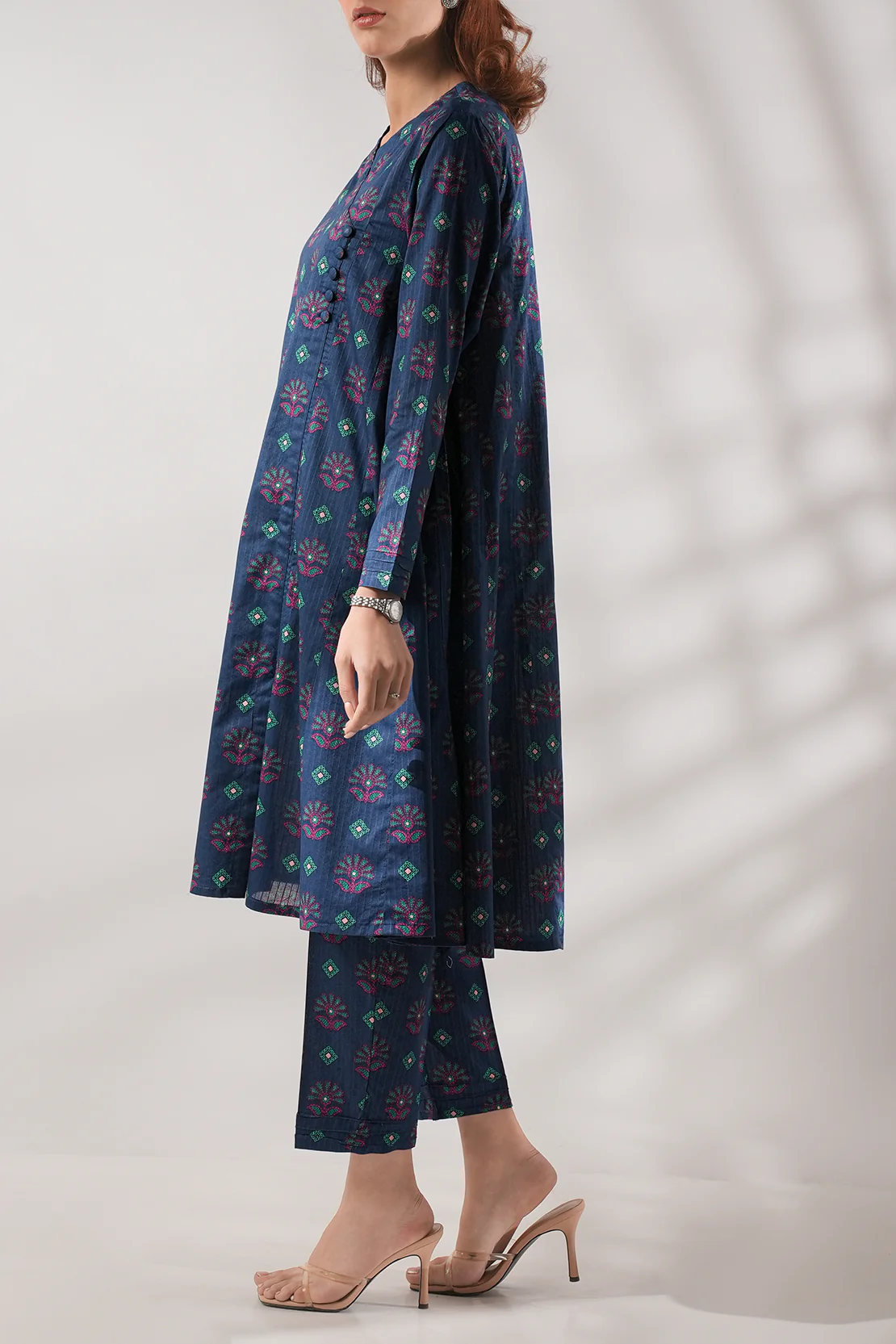 Printed Lawn Stitched Shirt - Image 4