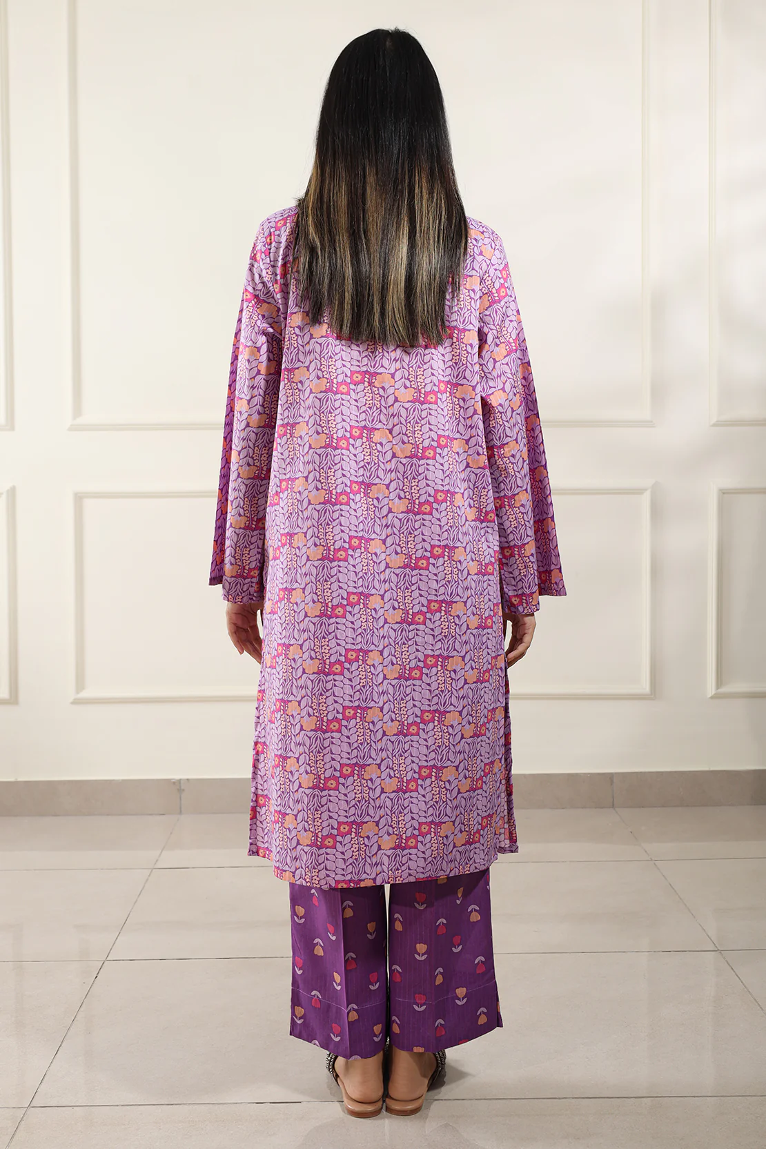 Printed Lawn Stitched Shirt - Image 5