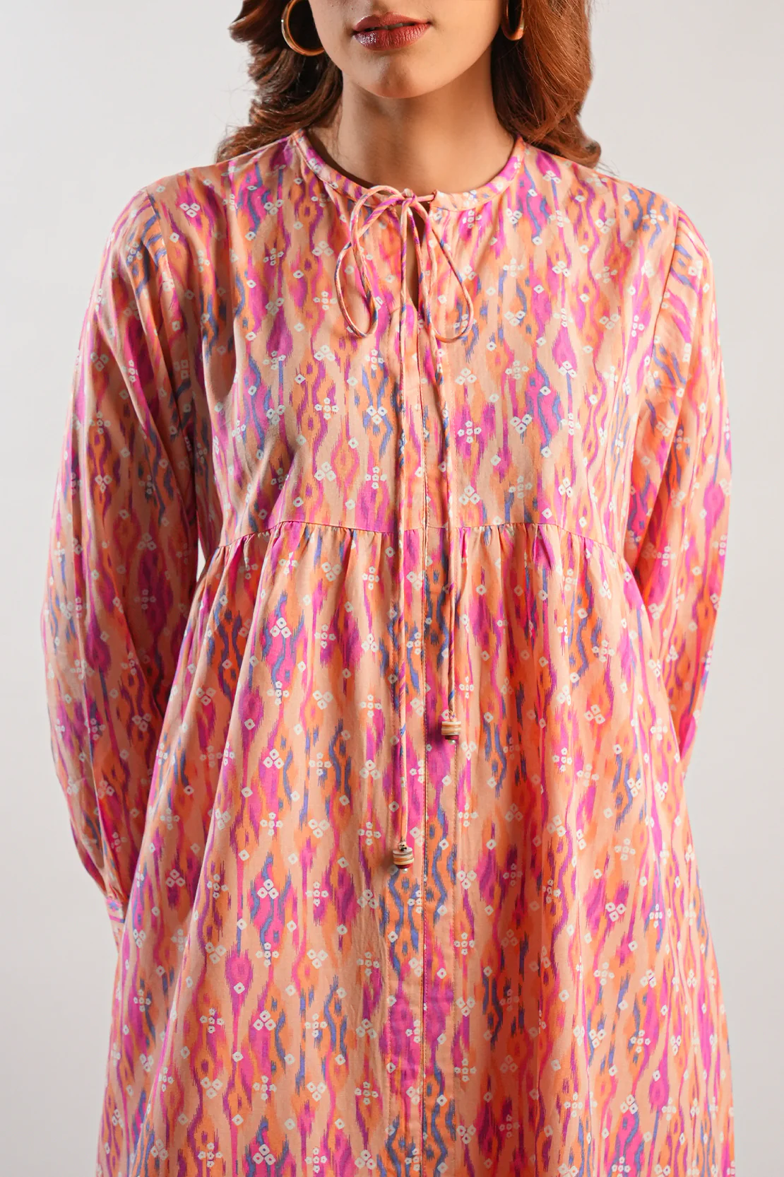Printed Lawn Stitched Shirt - Image 4