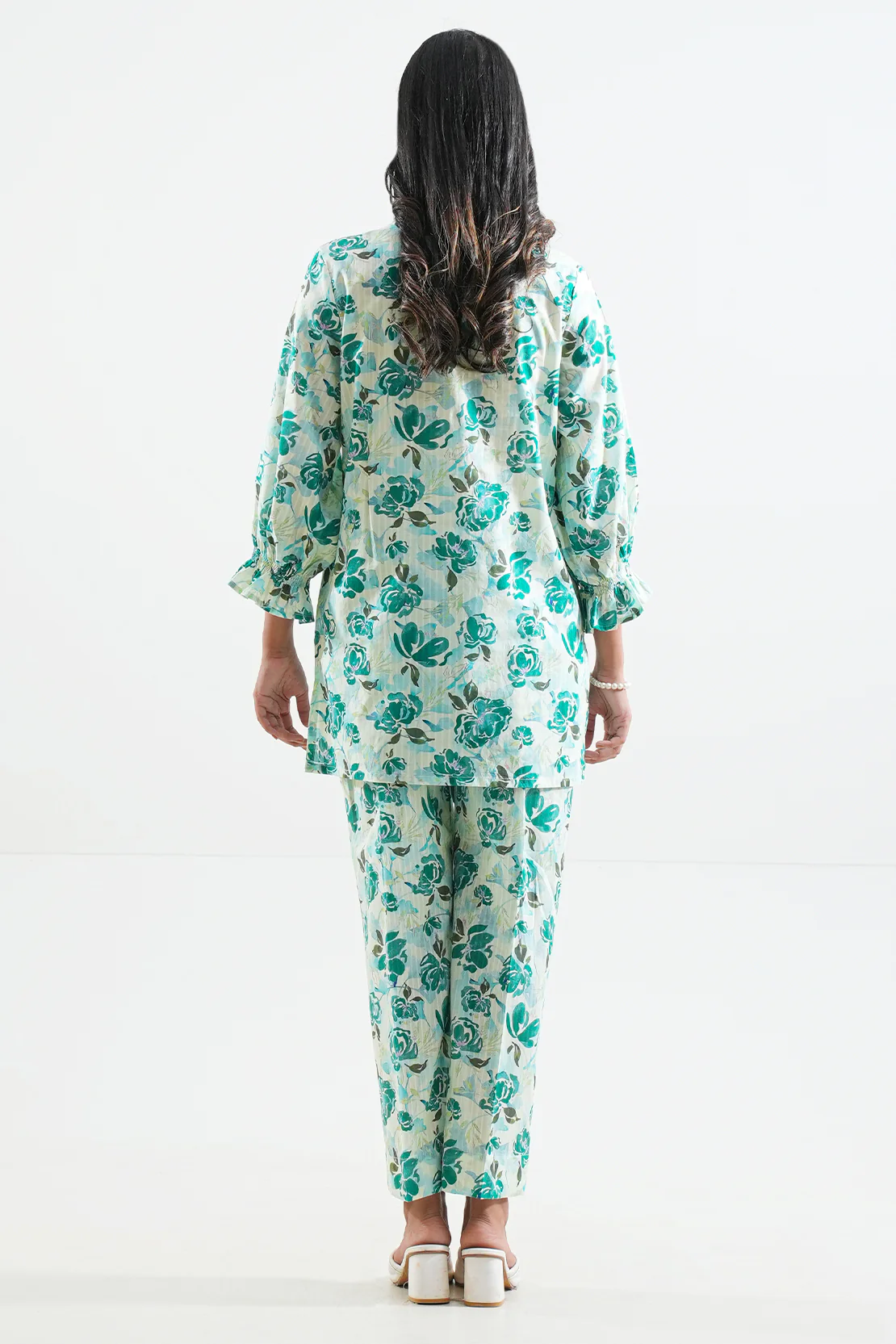 Printed Lawn Stitched Shirt - Image 3