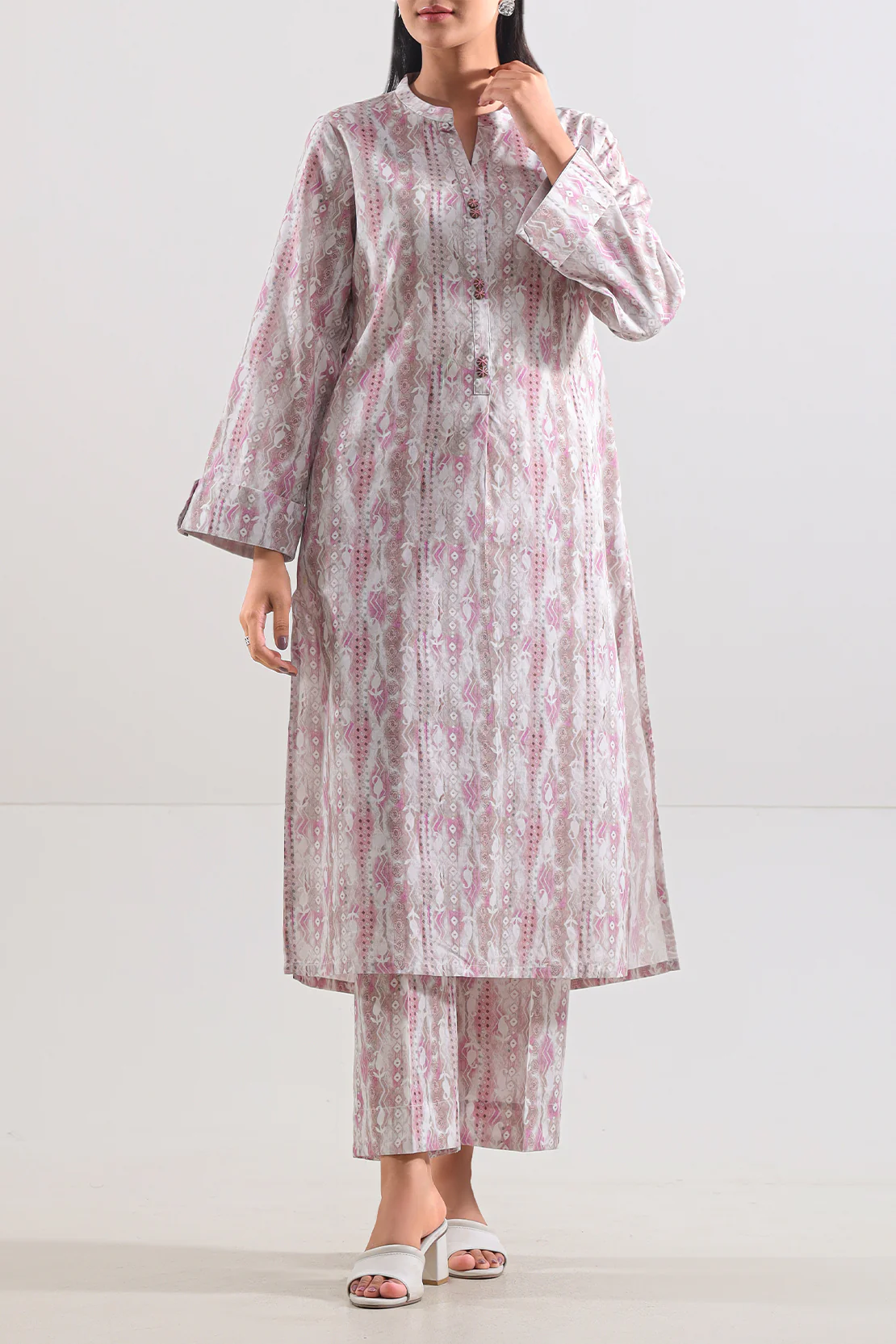 Printed Lawn Stitched Shirt