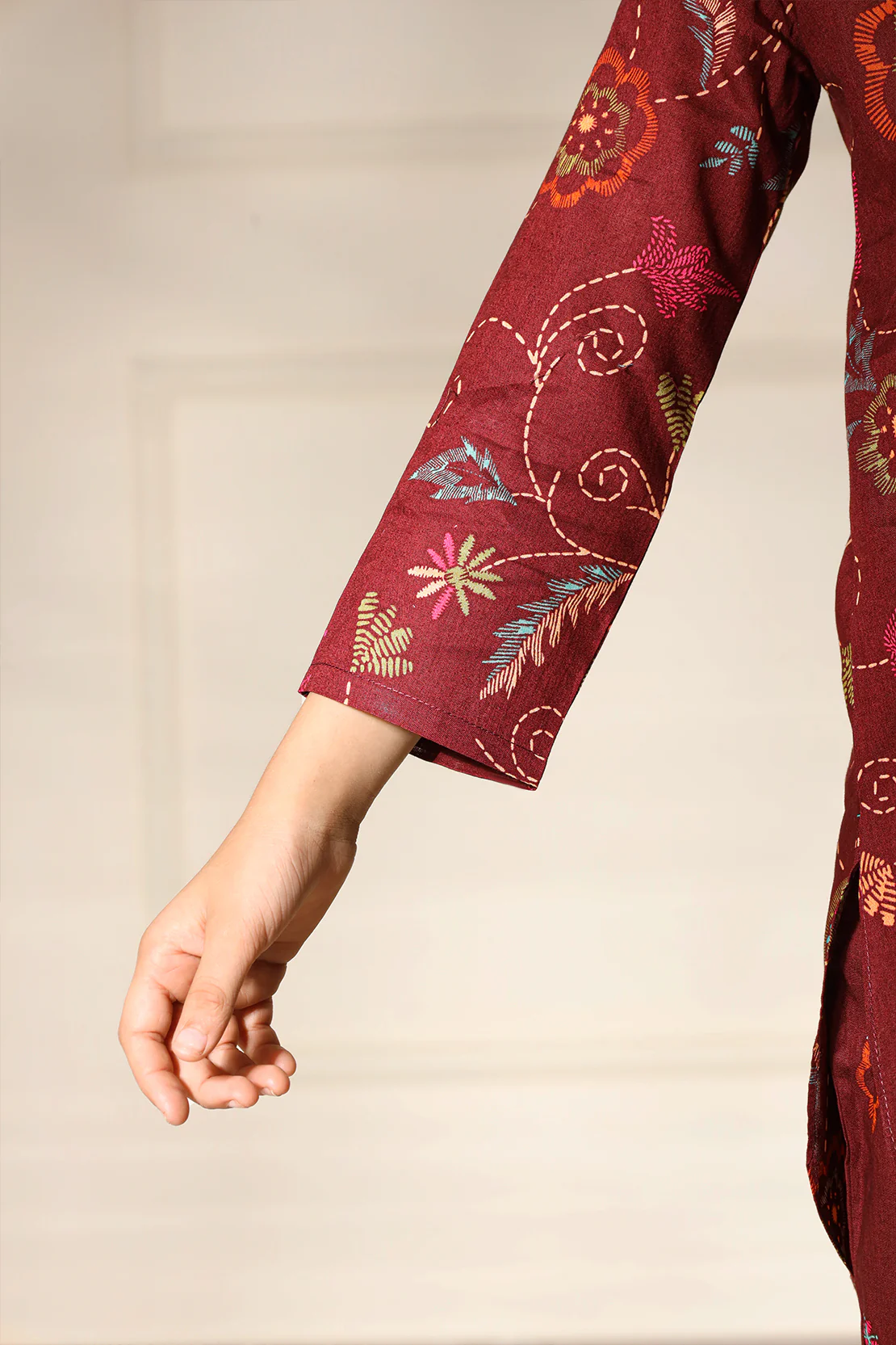 Printed Lawn Stitched Shirt/Trouser For Kids - Image 6