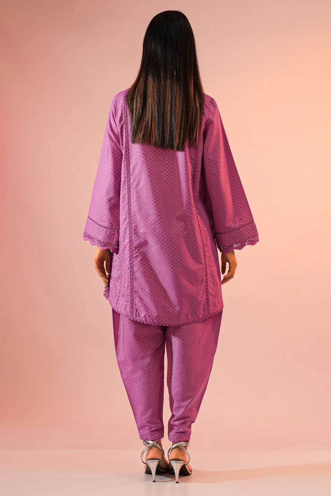 Self Jacquard Stitched Shirt - Image 9