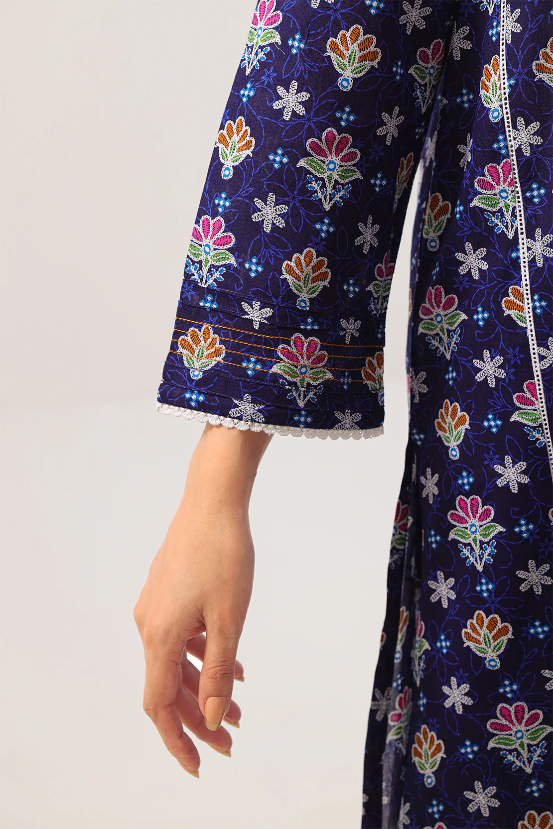 Printed Lawn Stitched Shirt - Image 5