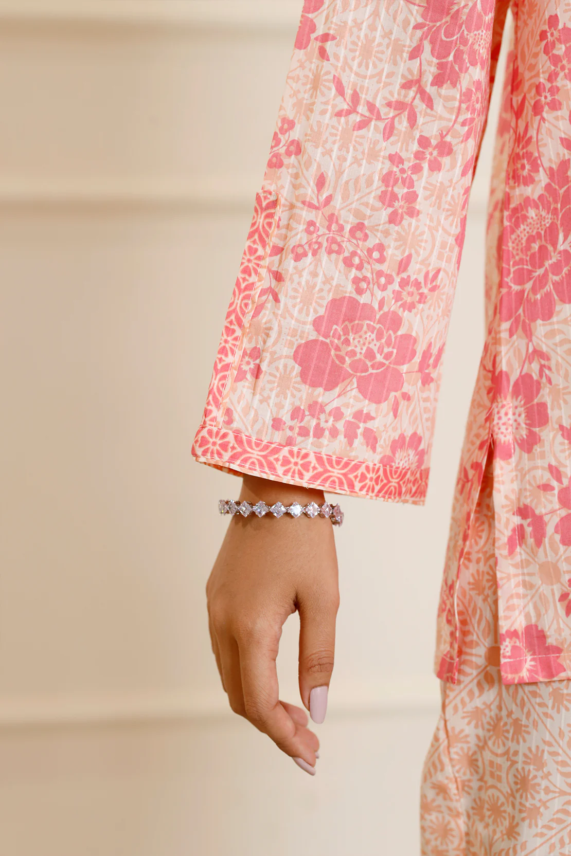 Printed Lawn Stitched Shirt - Image 6