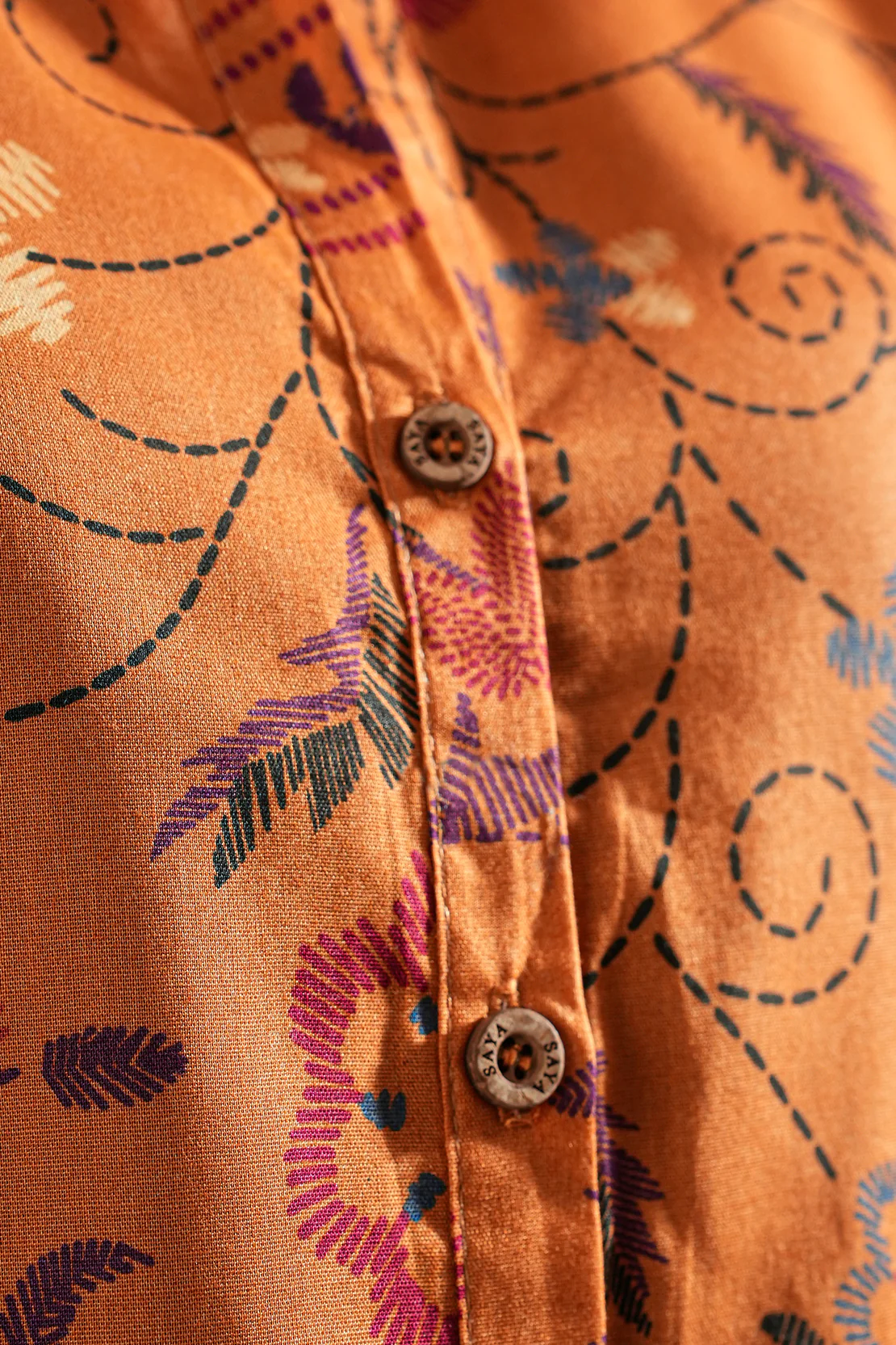 Printed Lawn Stitched Shirt - Image 6