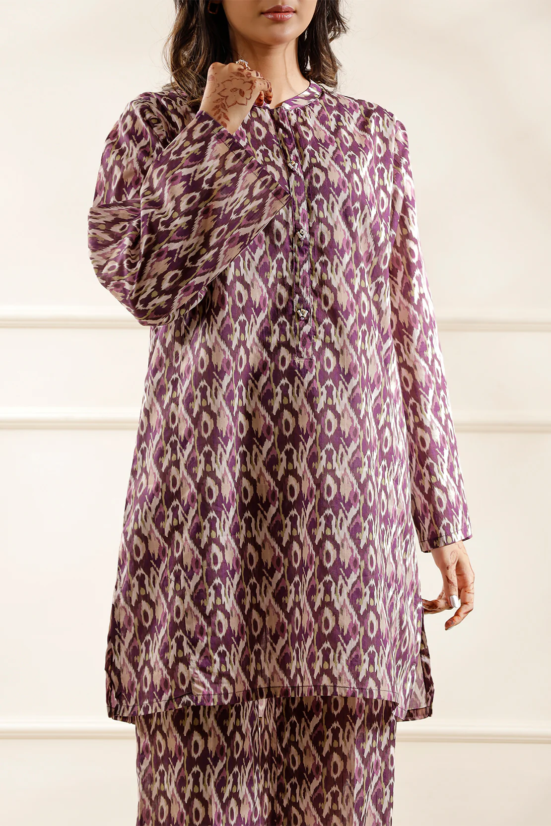 Printed Lawn Stitched Shirt - Image 2