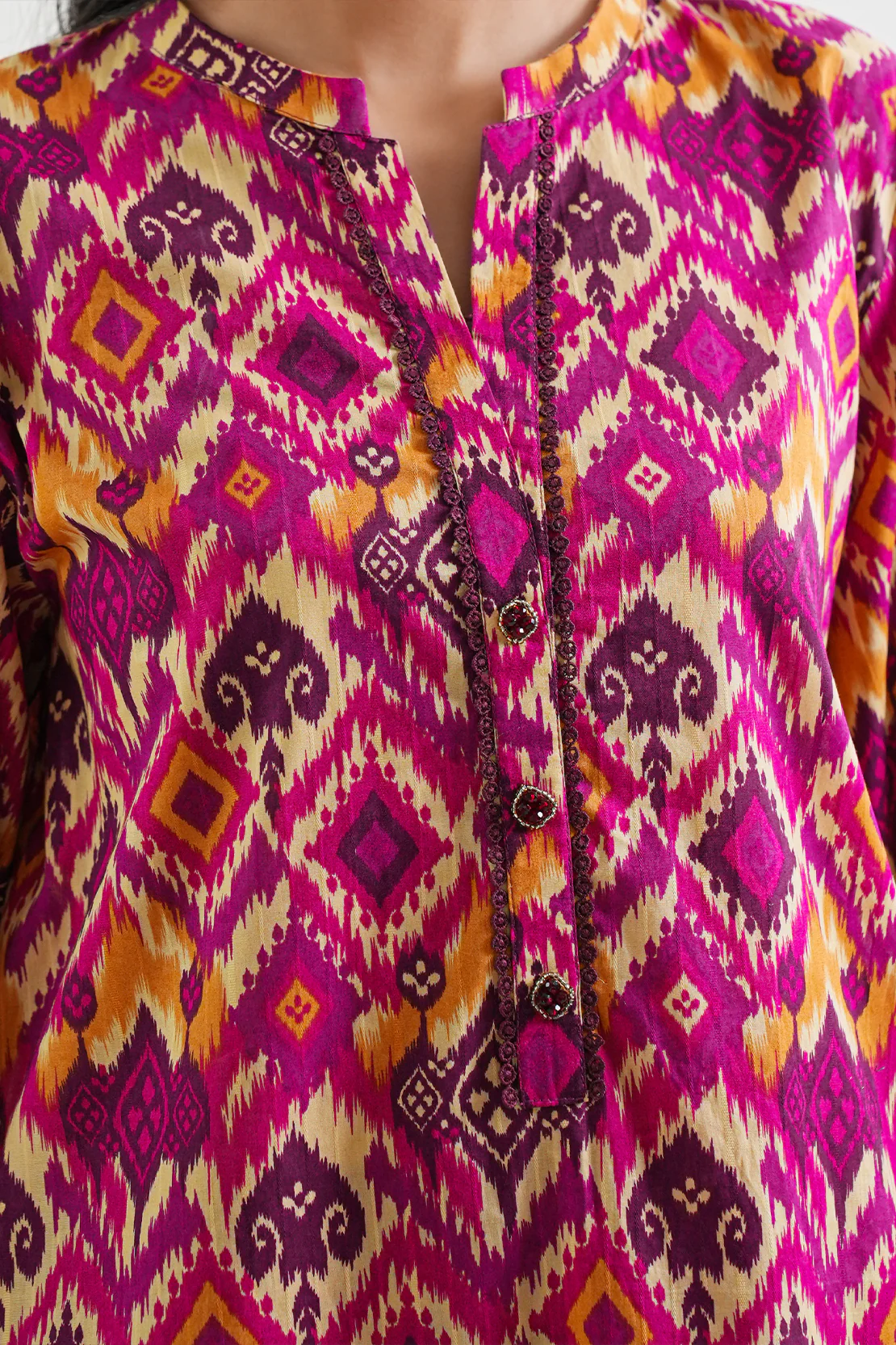 Printed Lawn Stitched Shirt - Image 5