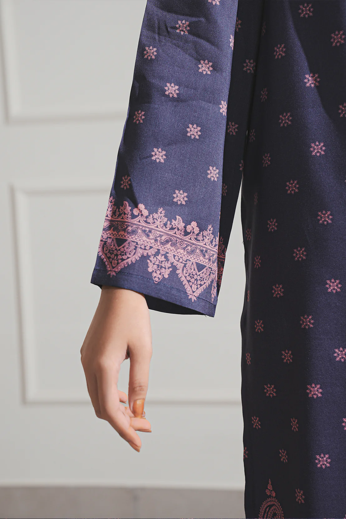 Printed Lawn Stitched Shirt - Image 7