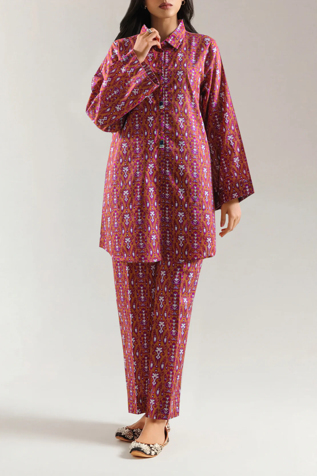 Printed Lawn Stitched Shirt