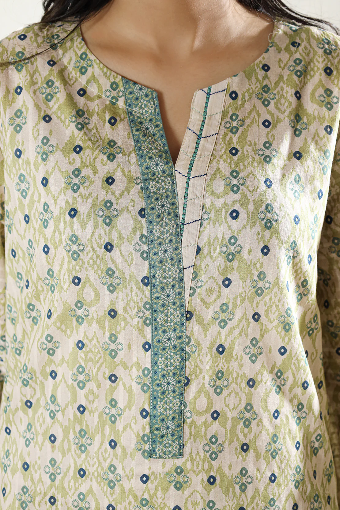 Printed Lawn Stitched Shirt - Image 6