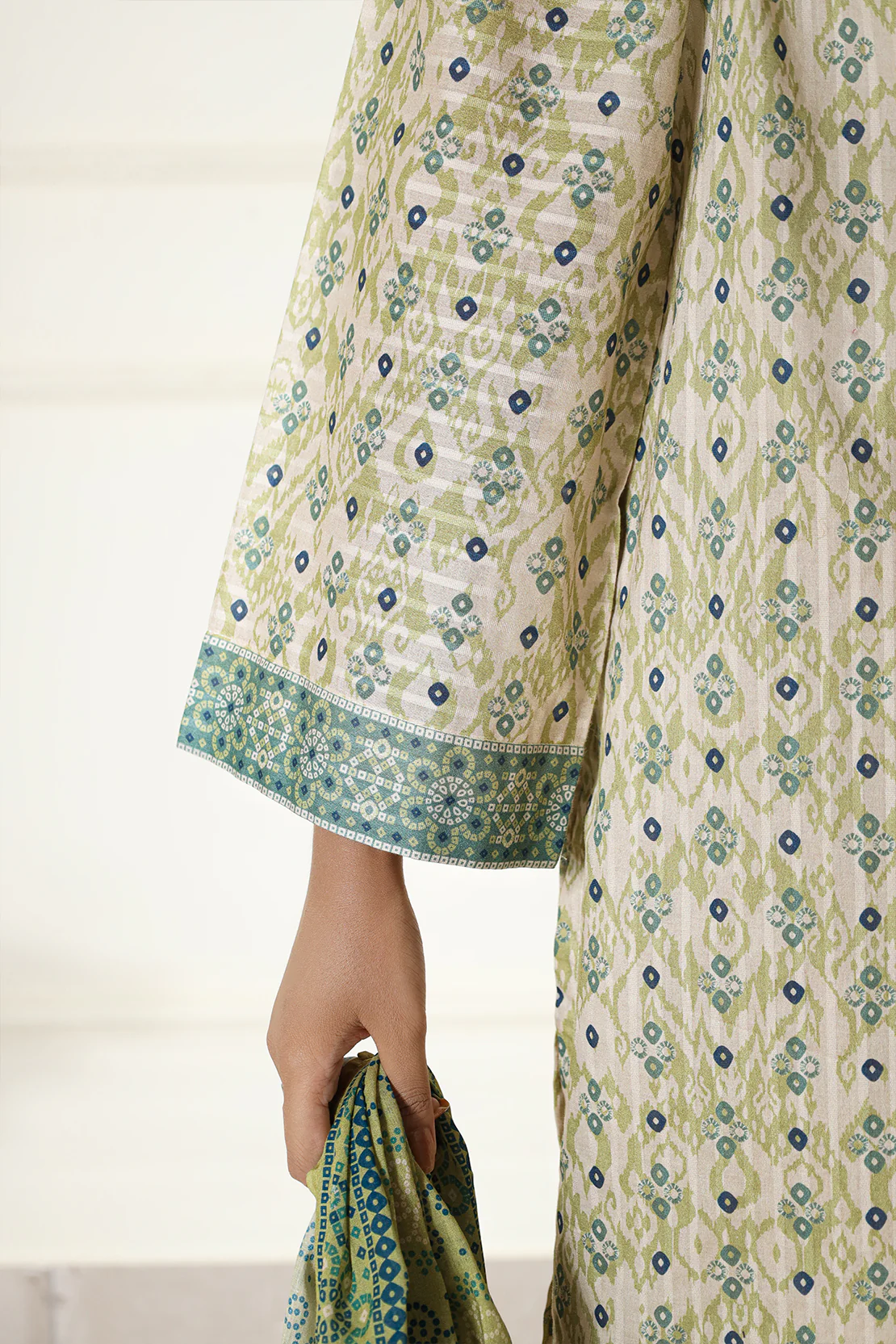 Printed Lawn Stitched Shirt - Image 7